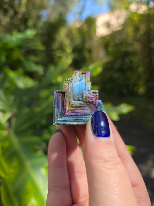 Bismuth • Option C • Iridescent Lab-Grown Mineral Specimen