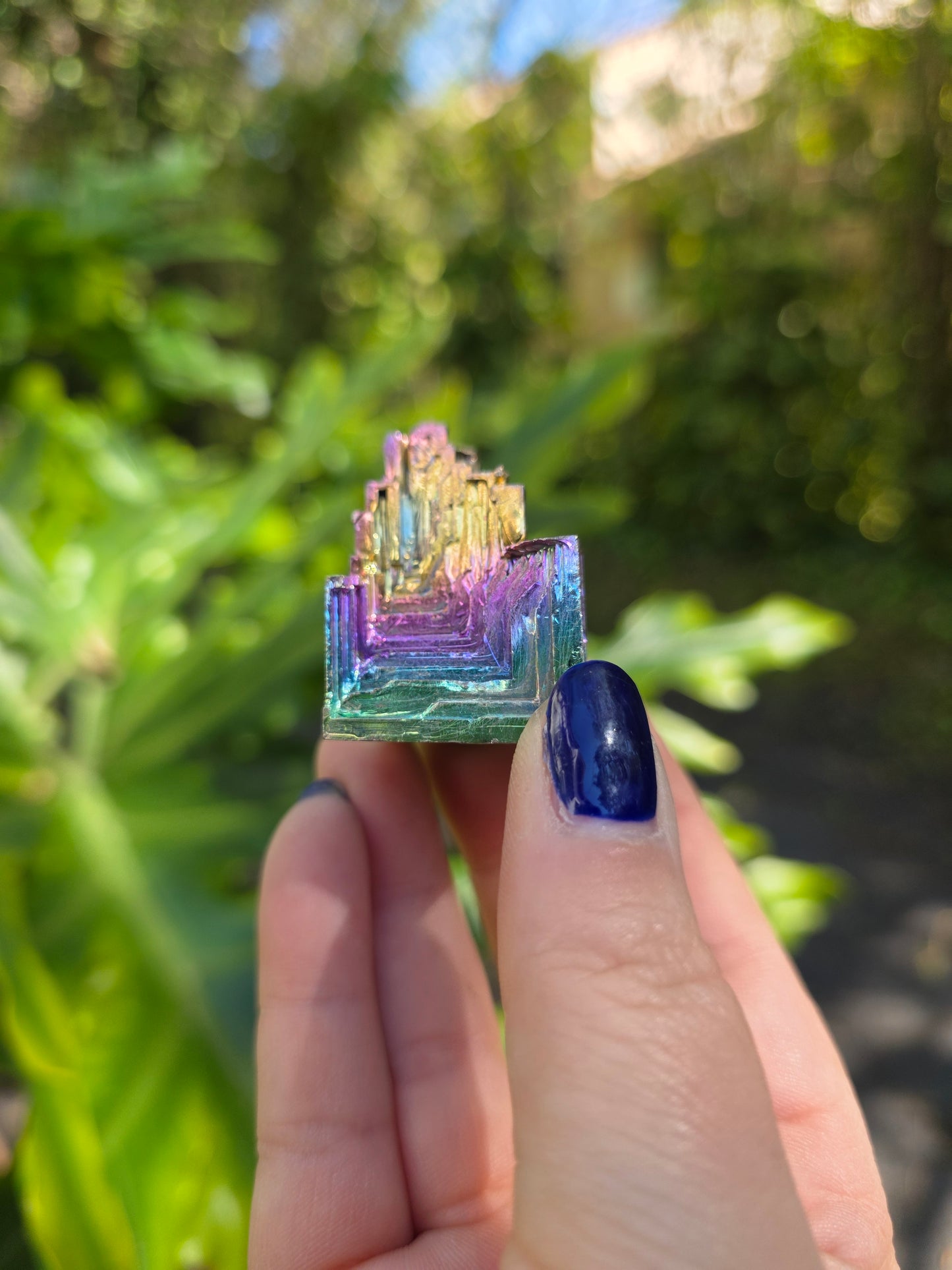 Bismuth • Option C • Iridescent Lab-Grown Mineral Specimen