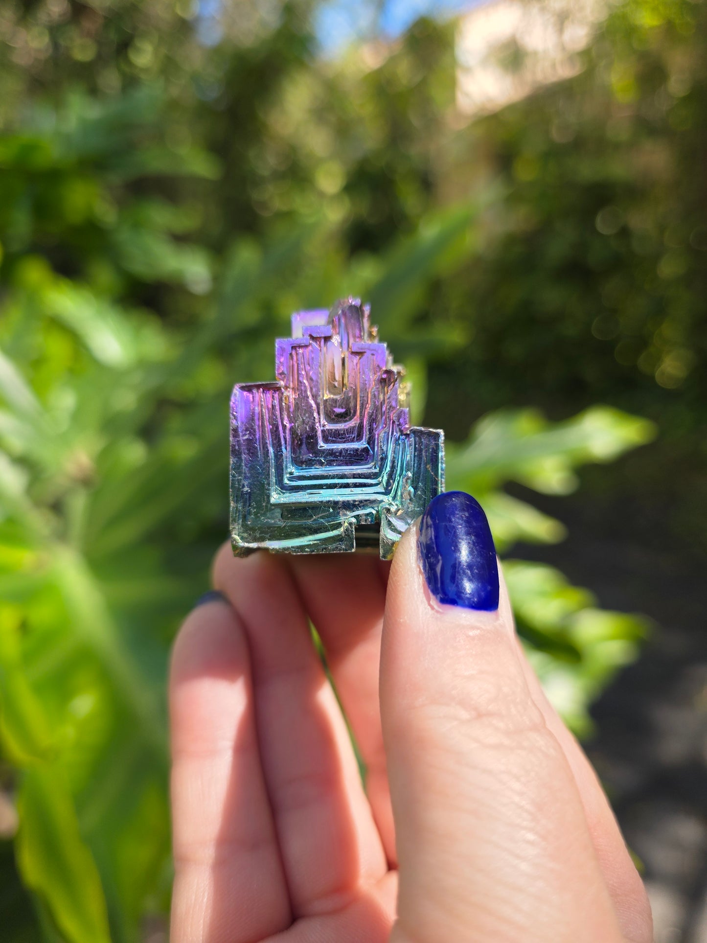 Bismuth • Option C • Iridescent Lab-Grown Mineral Specimen