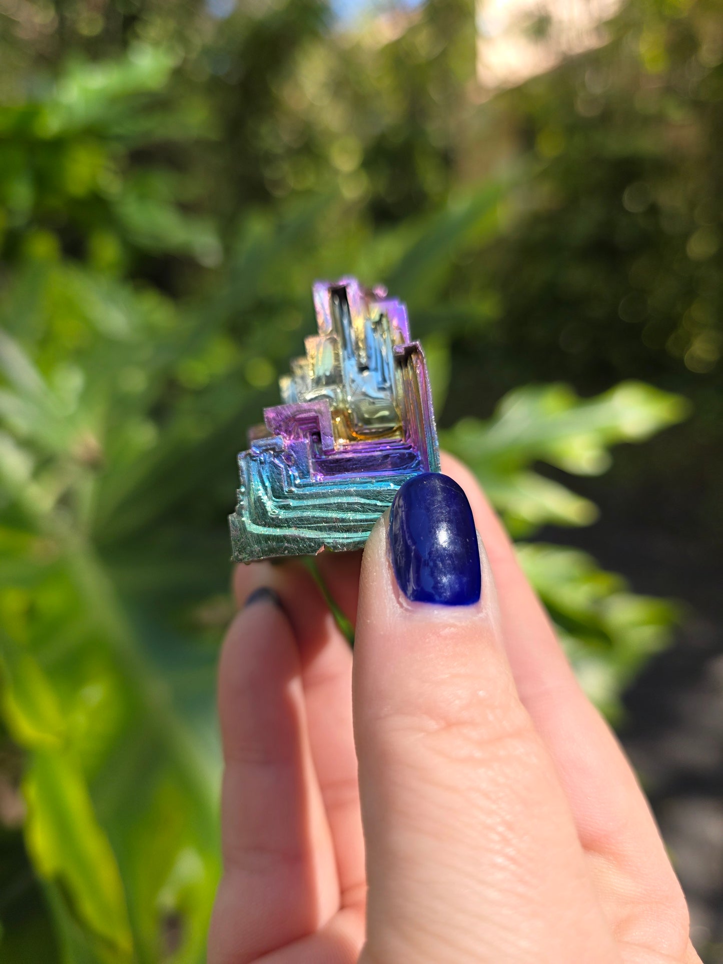Bismuth • Option C • Iridescent Lab-Grown Mineral Specimen
