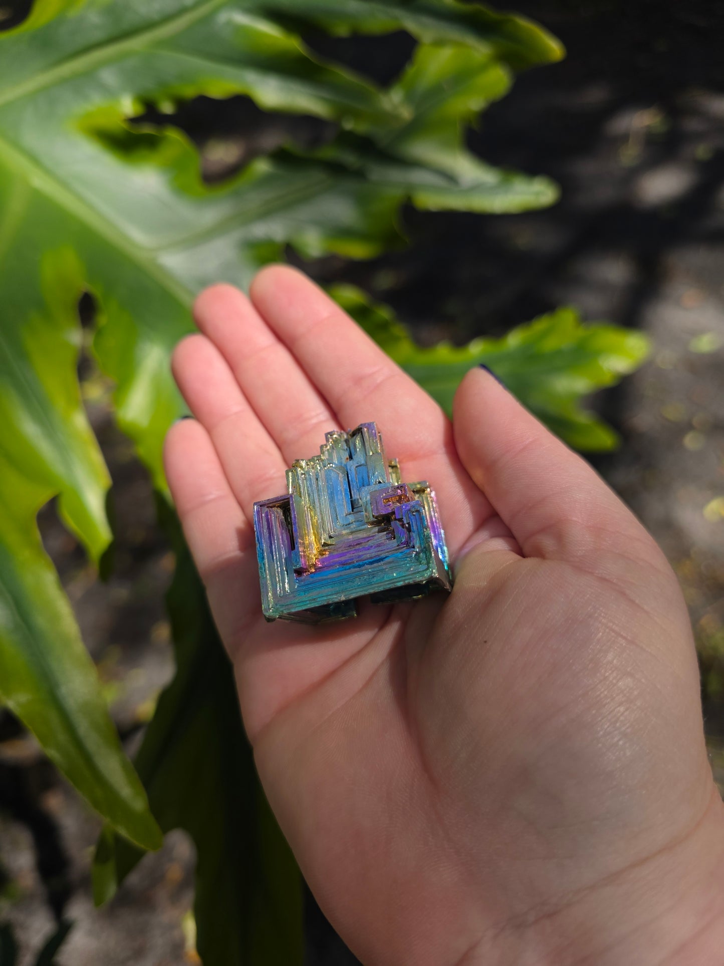 Bismuth • Option C • Iridescent Lab-Grown Mineral Specimen