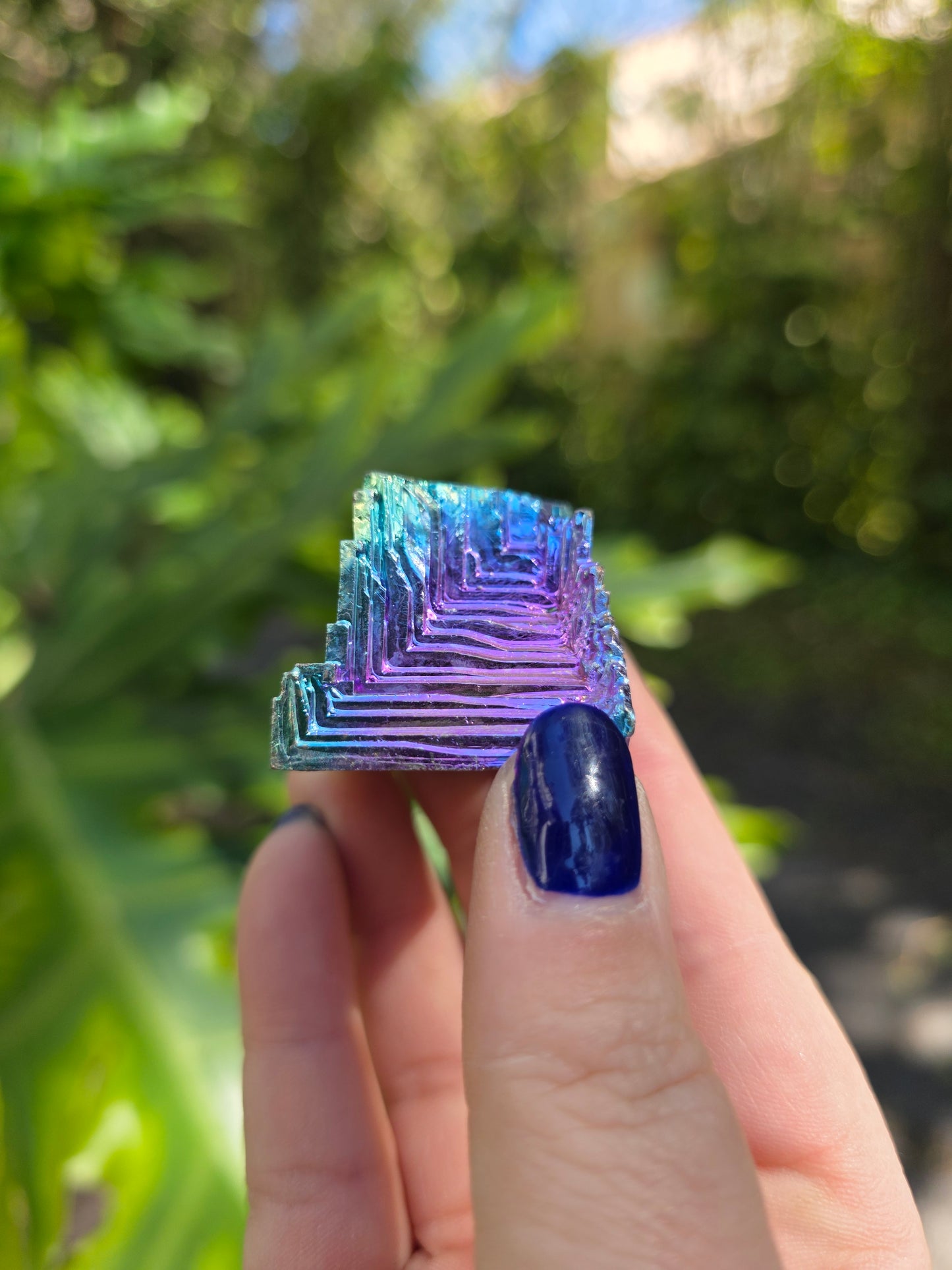 Bismuth • Option D • Iridescent Lab-Grown Mineral Specimen