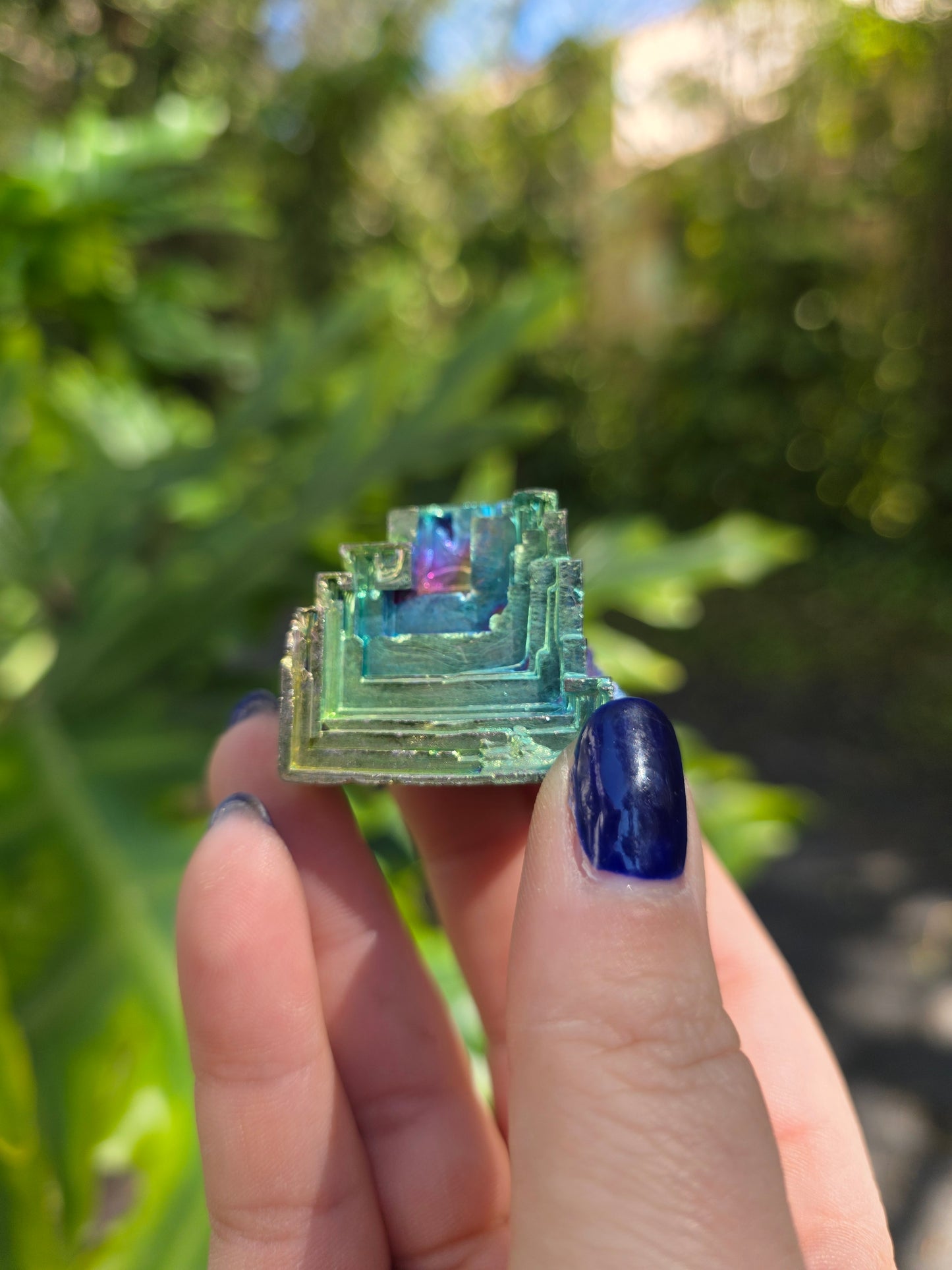 Bismuth • Option D • Iridescent Lab-Grown Mineral Specimen