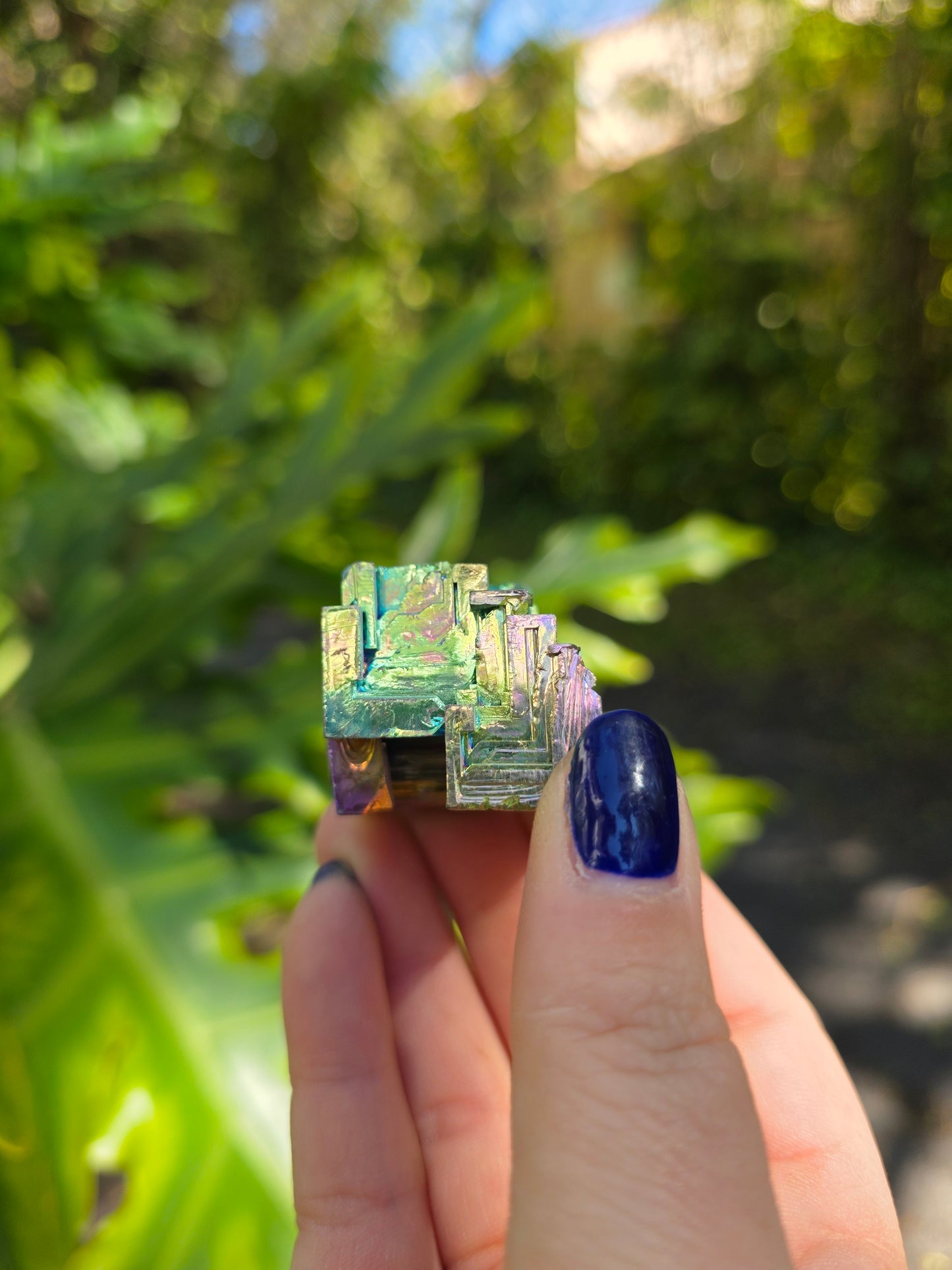 Bismuth • Option D • Iridescent Lab-Grown Mineral Specimen