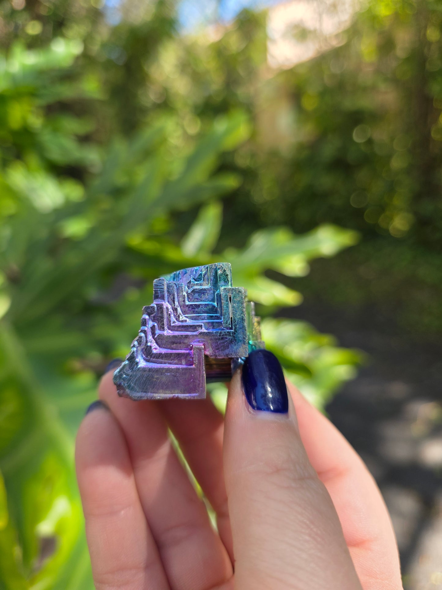 Bismuth • Option D • Iridescent Lab-Grown Mineral Specimen