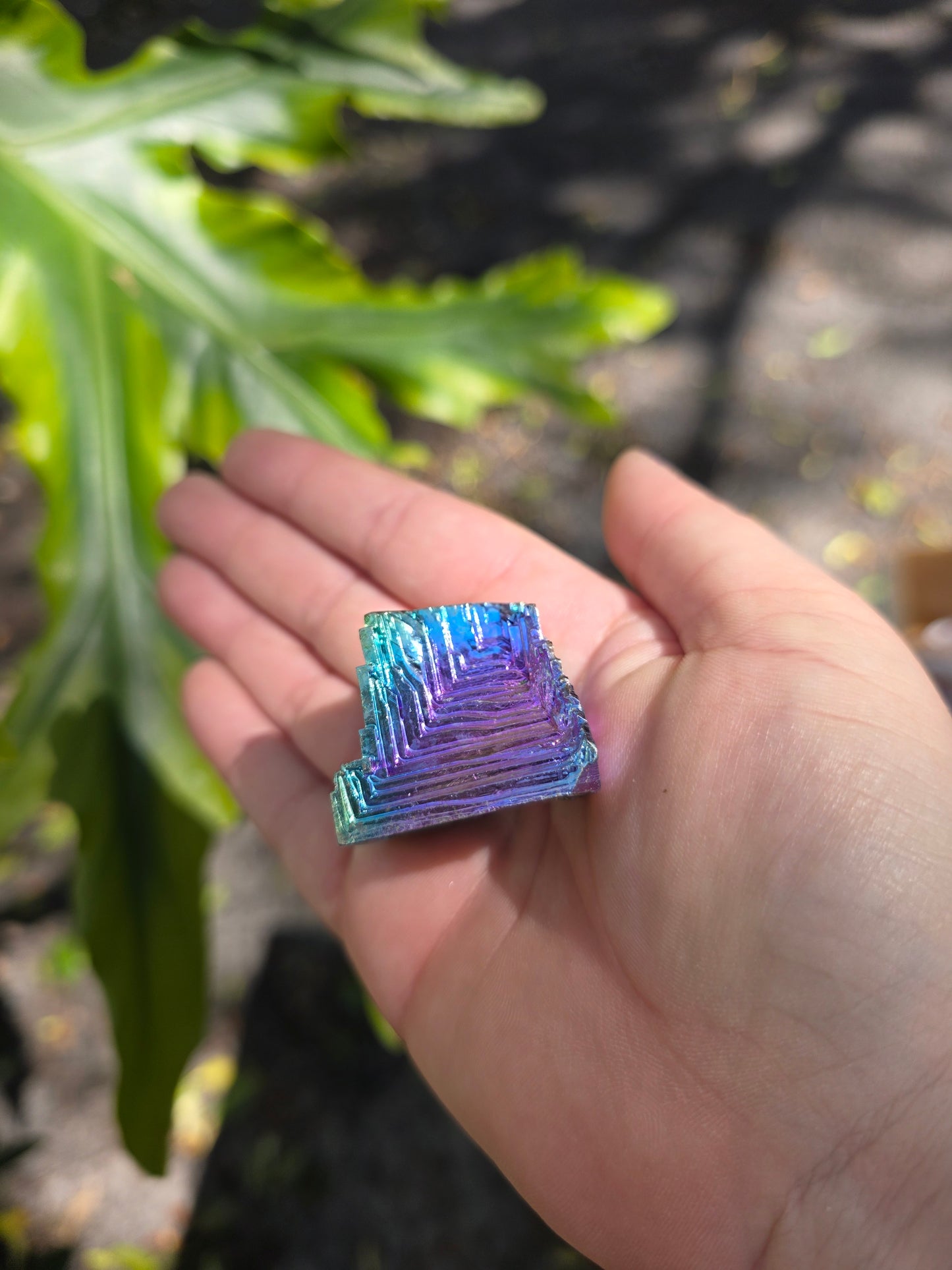 Bismuth • Option D • Iridescent Lab-Grown Mineral Specimen