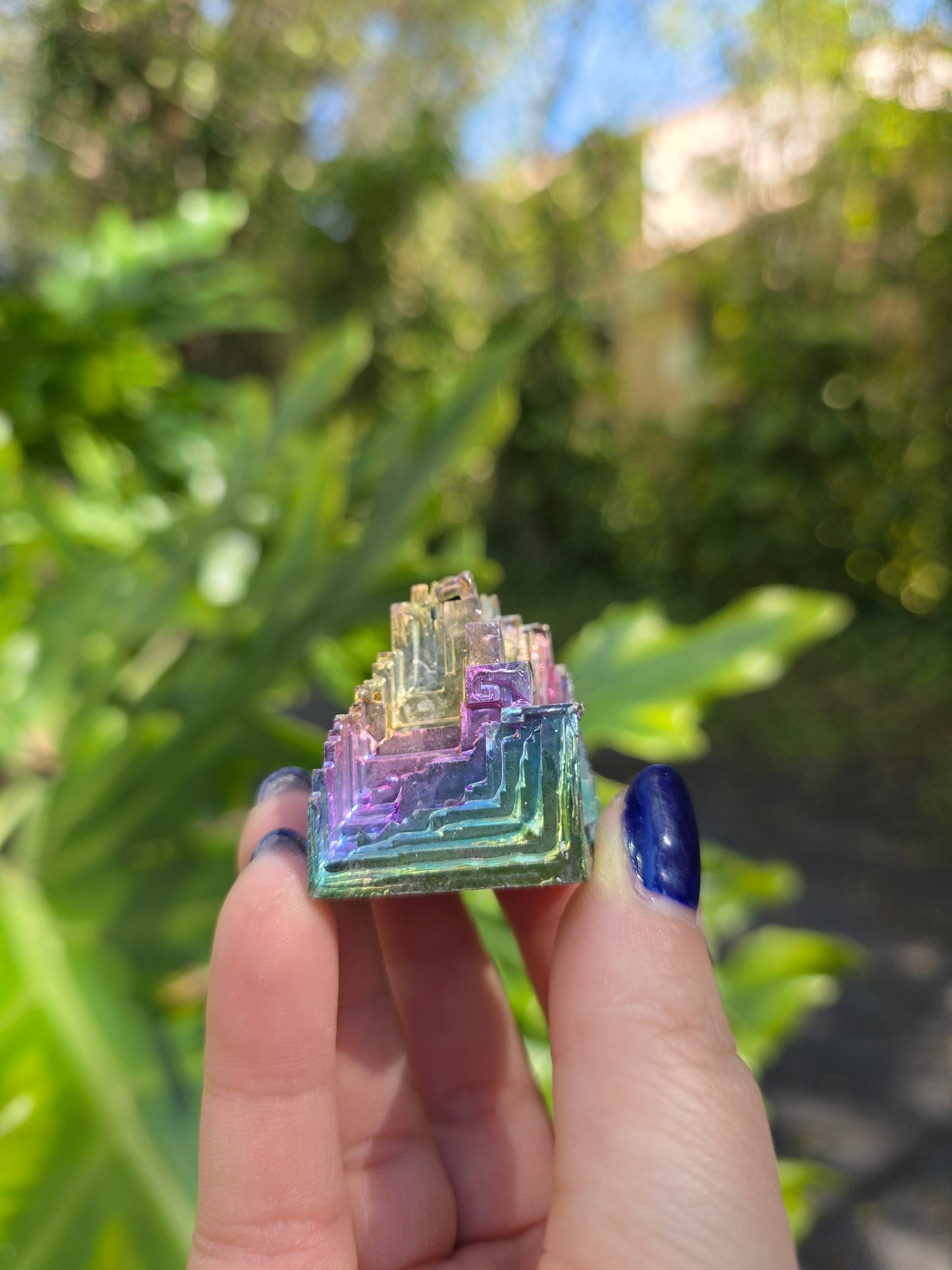 Bismuth • Option E • Iridescent Lab-Grown Mineral Specimen