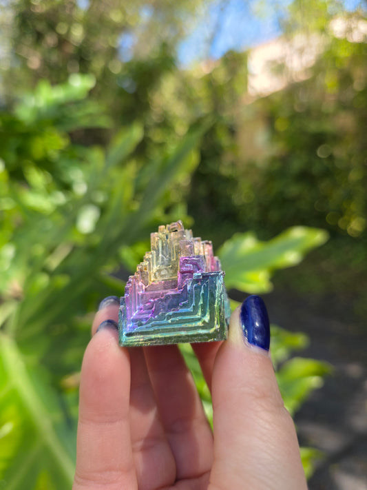 Bismuth • Option E • Iridescent Lab-Grown Mineral Specimen