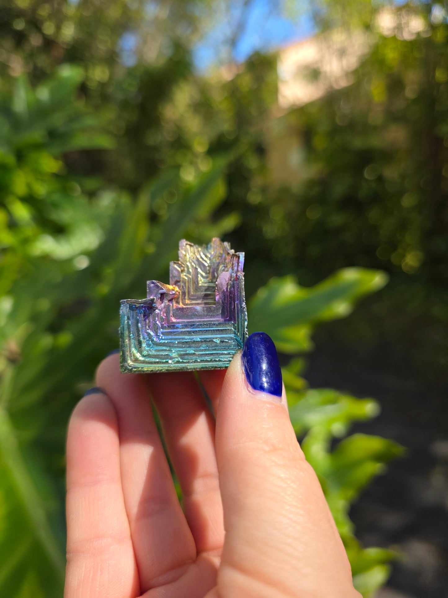 Bismuth • Option E • Iridescent Lab-Grown Mineral Specimen