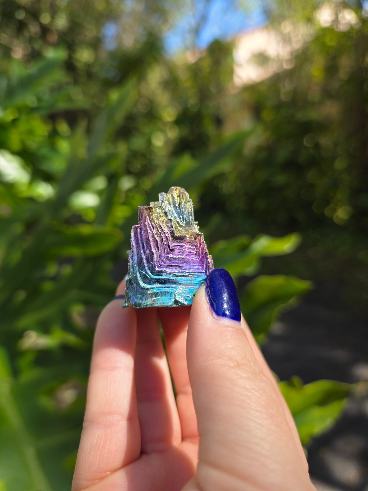 Bismuth • Option E • Iridescent Lab-Grown Mineral Specimen