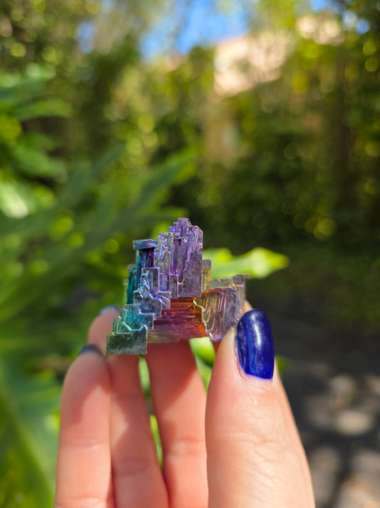 Bismuth • Option F • Iridescent Lab-Grown Mineral Specimen