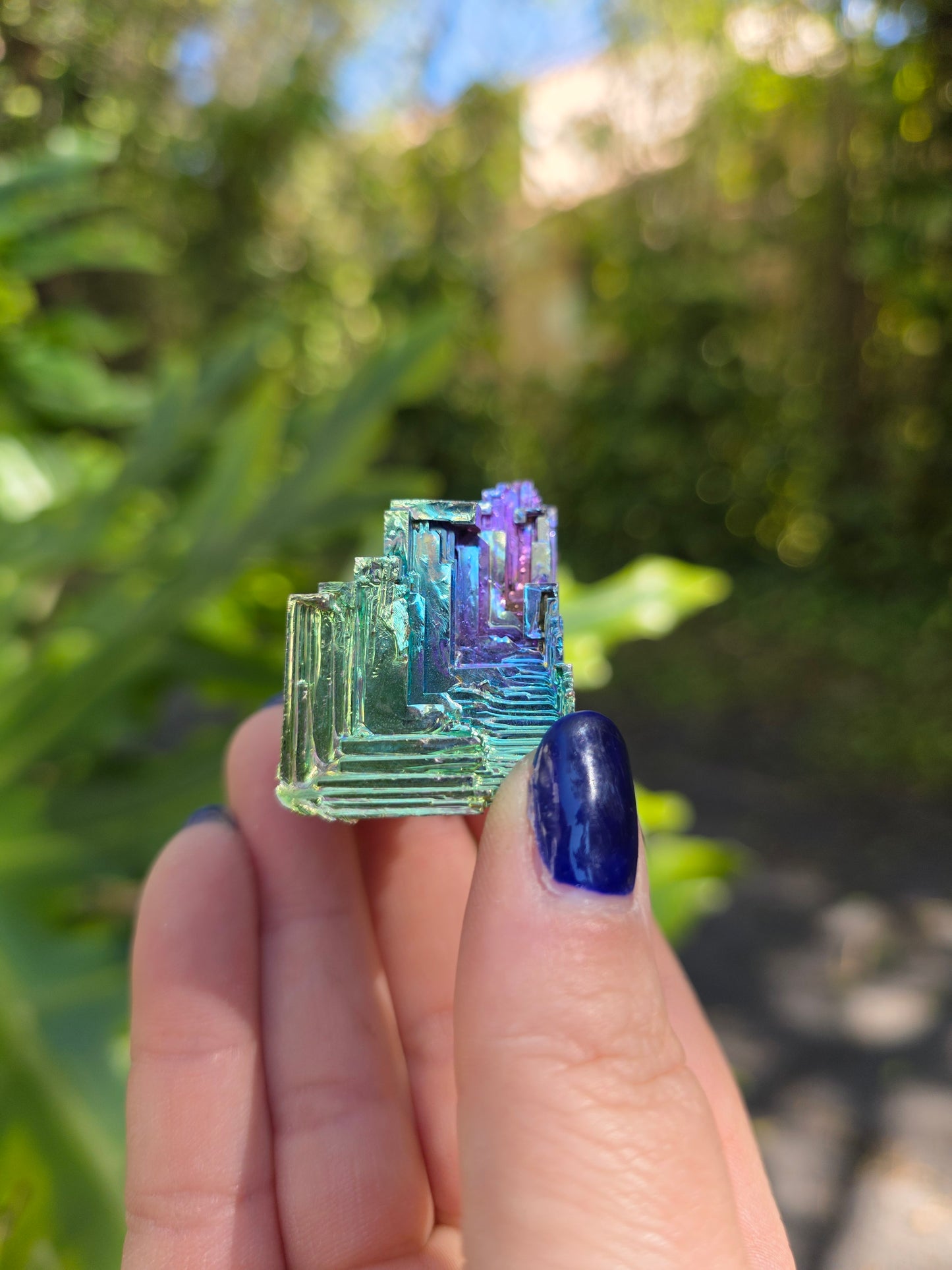 Bismuth • Option F • Iridescent Lab-Grown Mineral Specimen