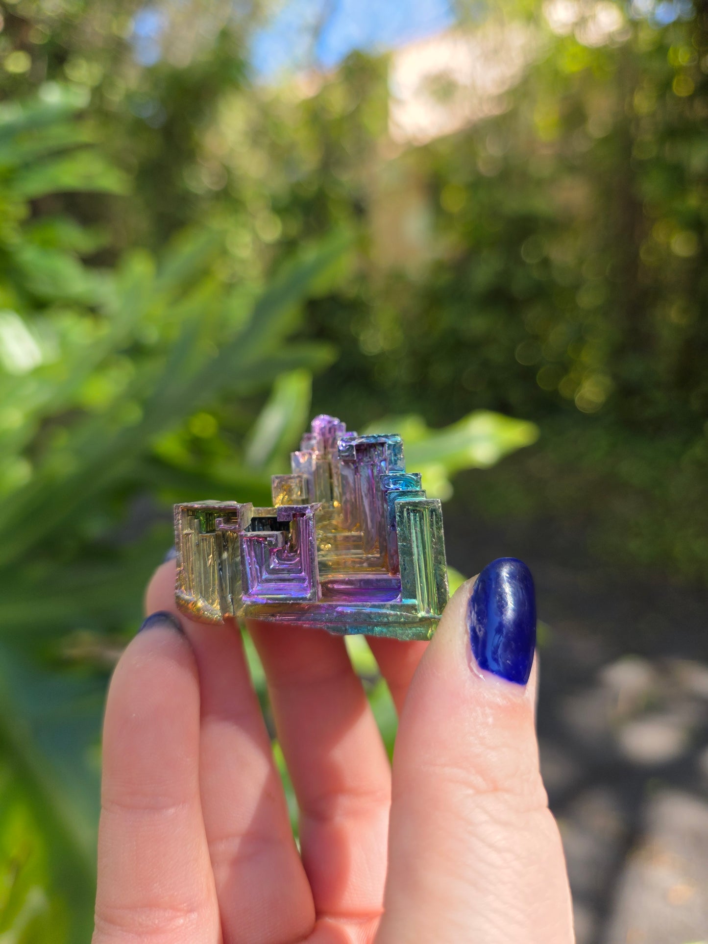Bismuth • Option F • Iridescent Lab-Grown Mineral Specimen