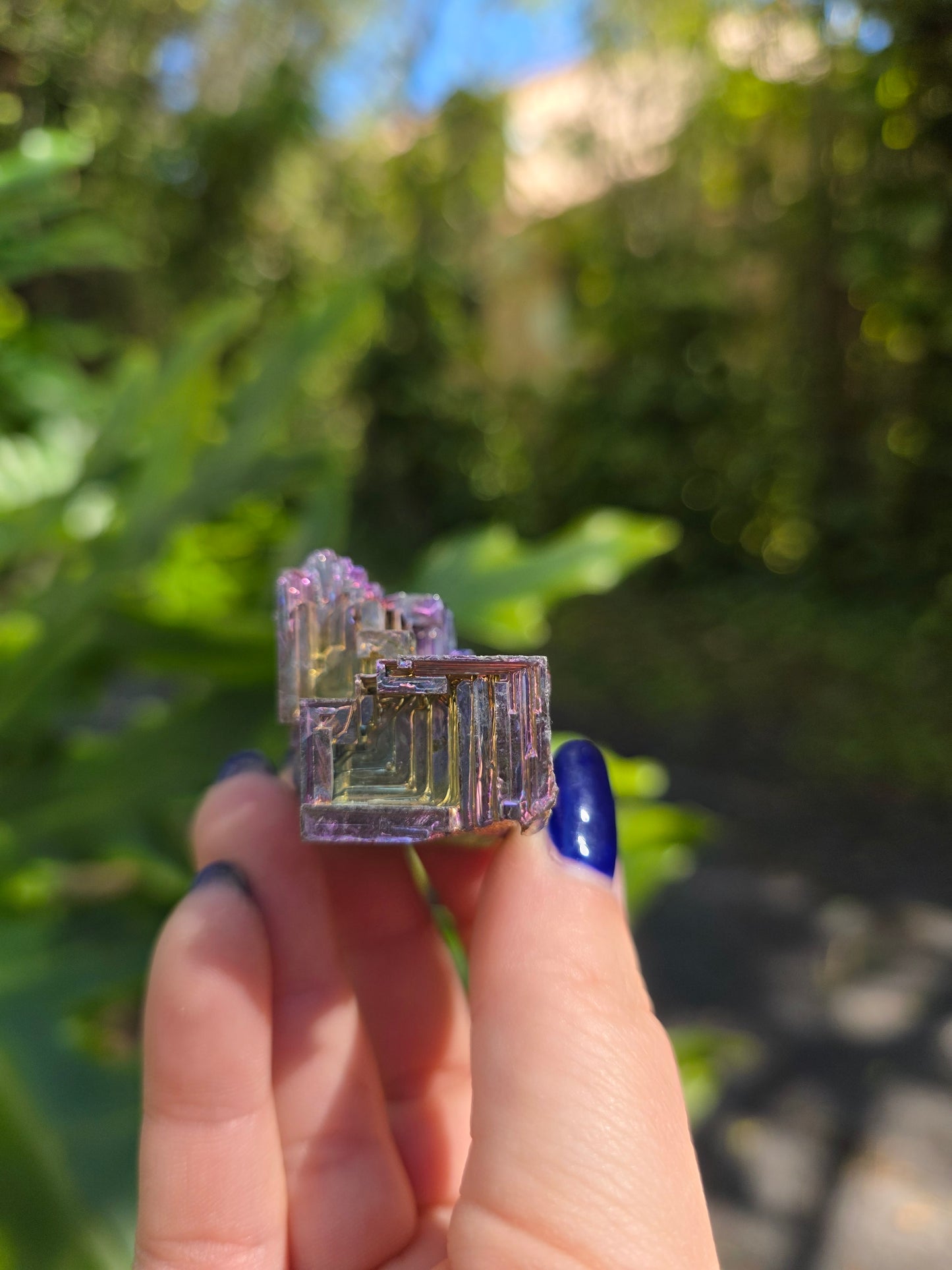 Bismuth • Option F • Iridescent Lab-Grown Mineral Specimen