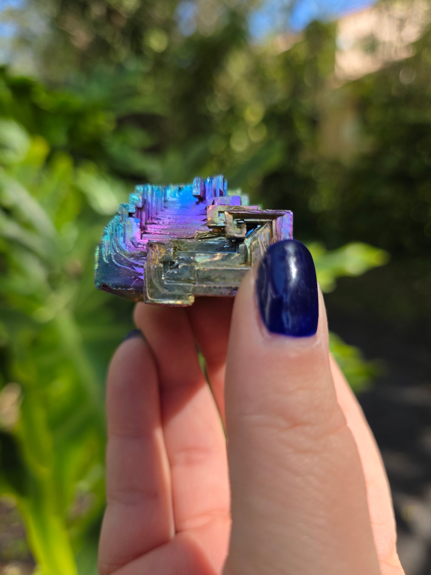 Bismuth • Option G • Iridescent Lab-Grown Mineral Specimen