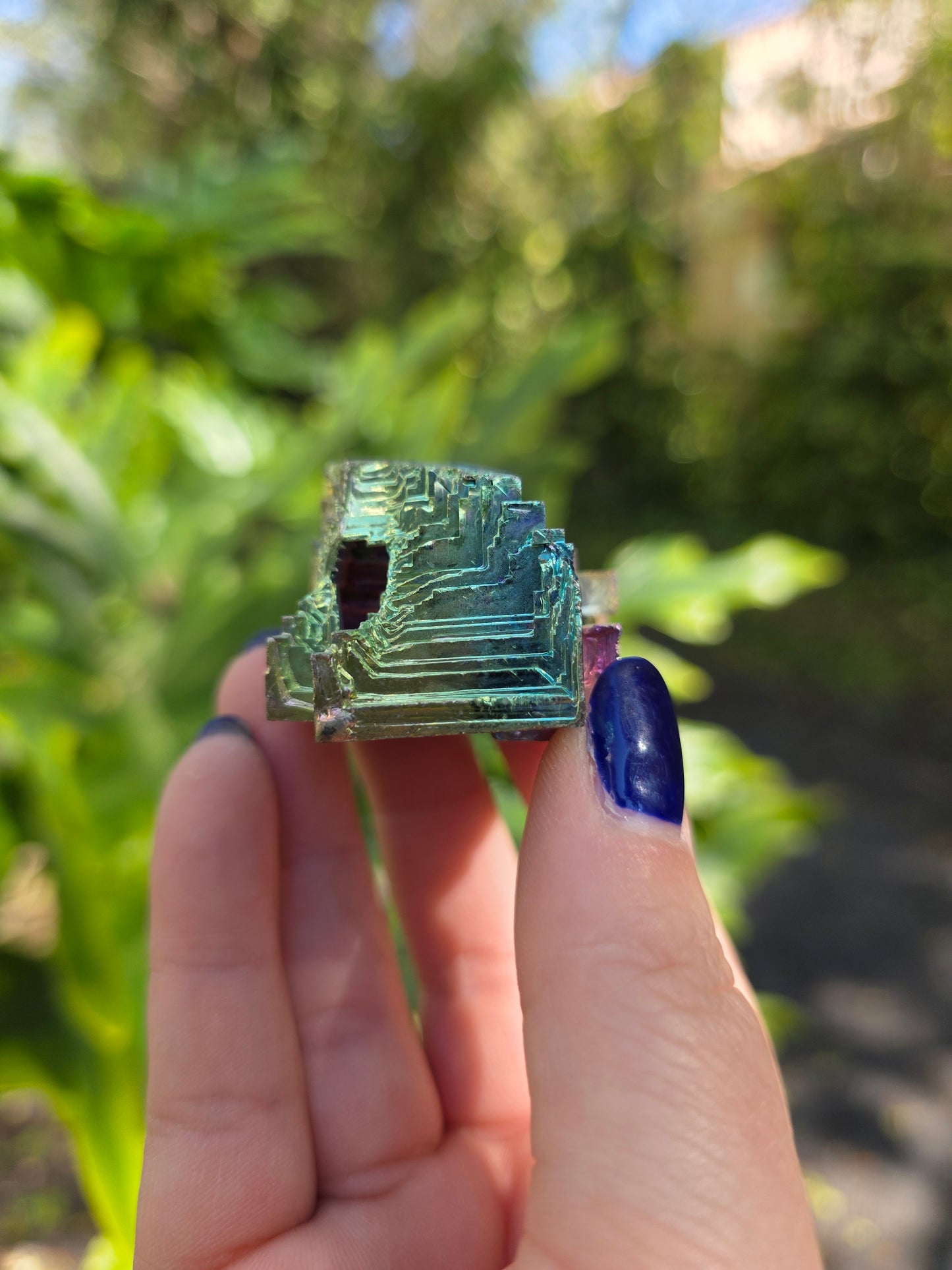 Bismuth • Option G • Iridescent Lab-Grown Mineral Specimen