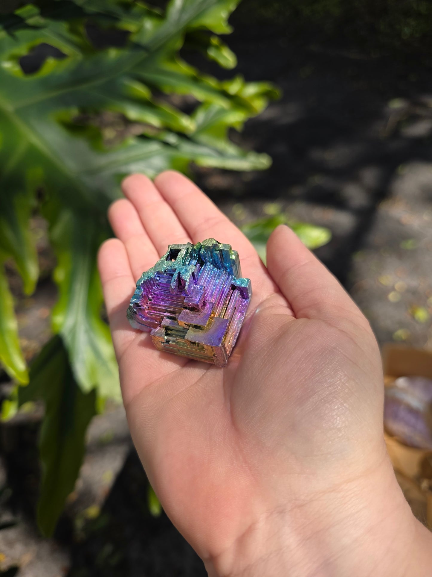 Bismuth • Option G • Iridescent Lab-Grown Mineral Specimen