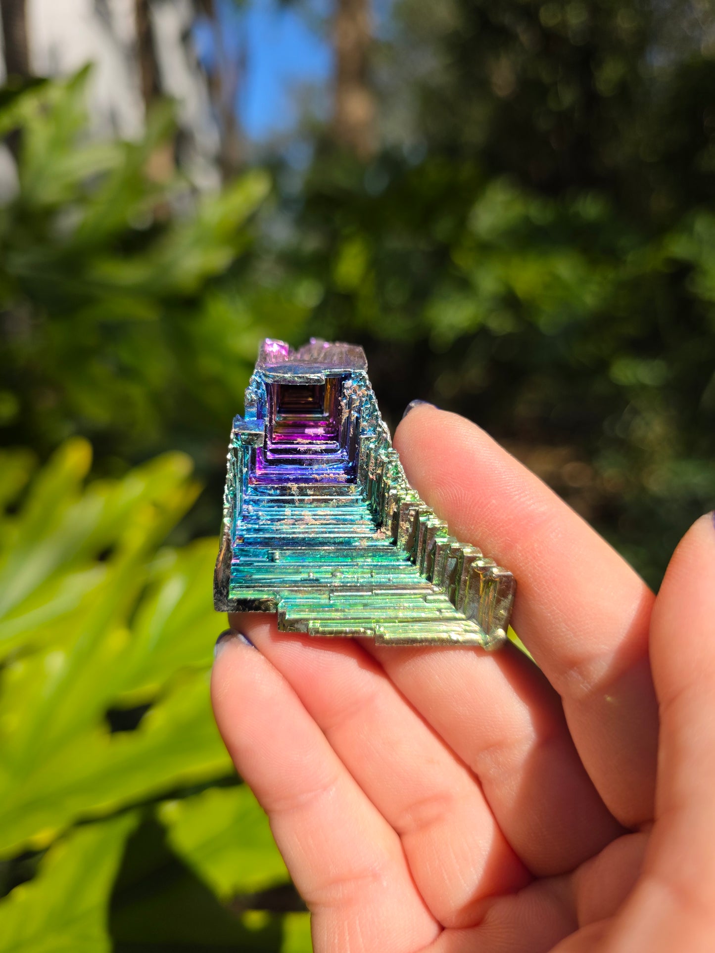 Bismuth • Option H • Iridescent Lab-Grown Mineral Specimen