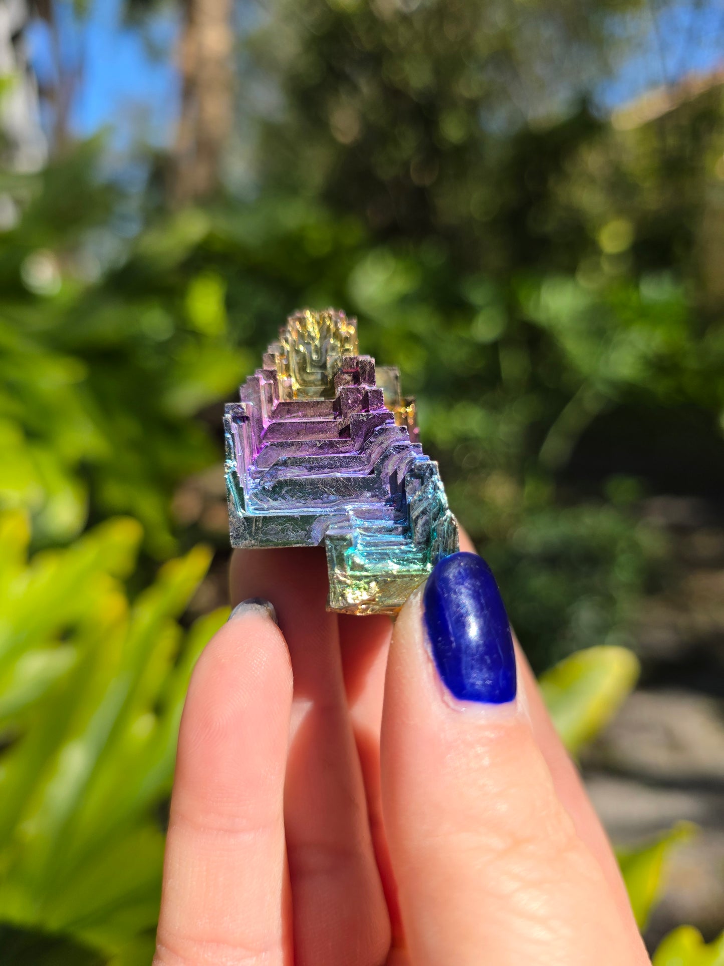 Bismuth • Option J • Iridescent Lab-Grown Mineral Specimen