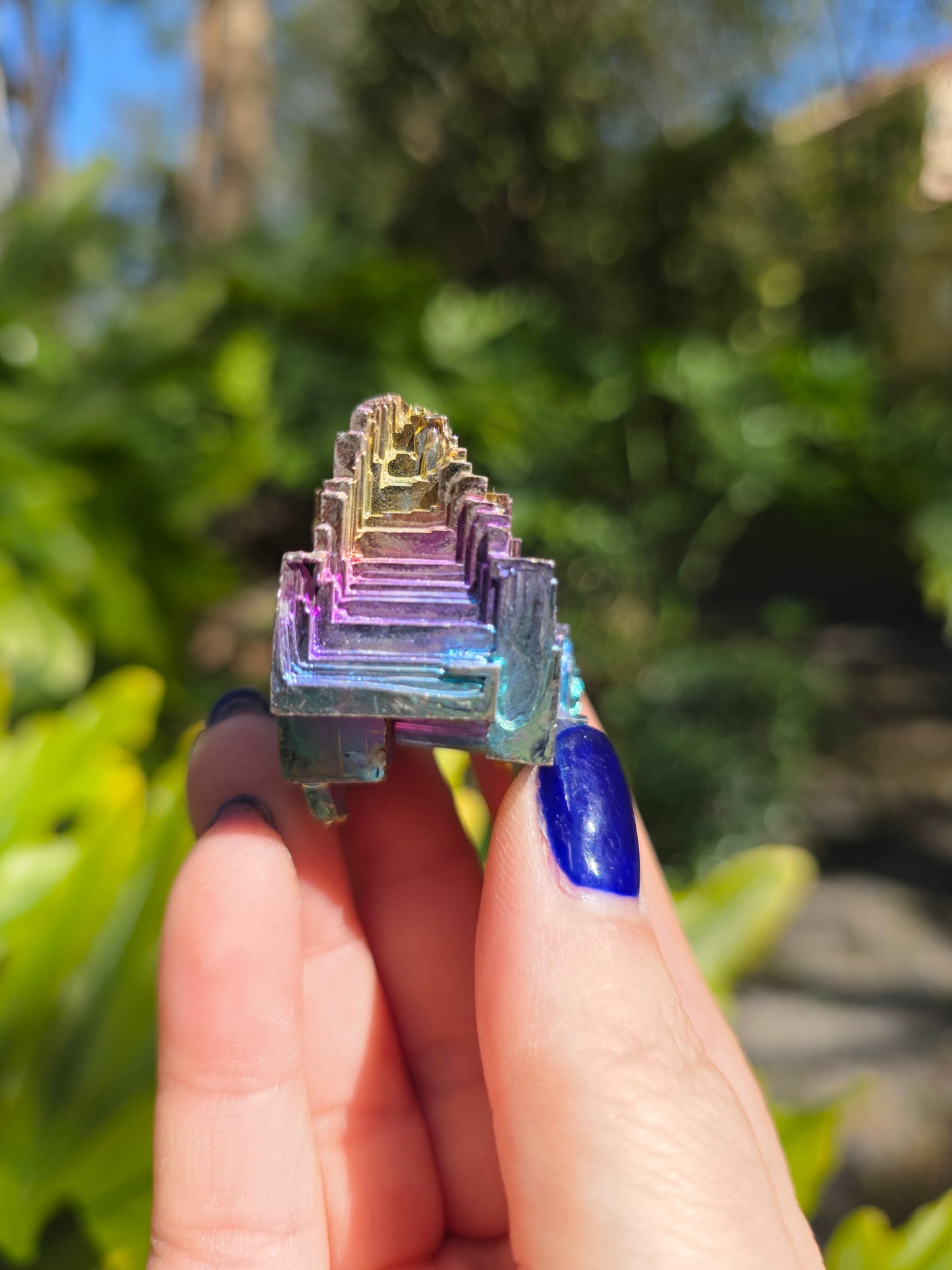 Bismuth • Option J • Iridescent Lab-Grown Mineral Specimen