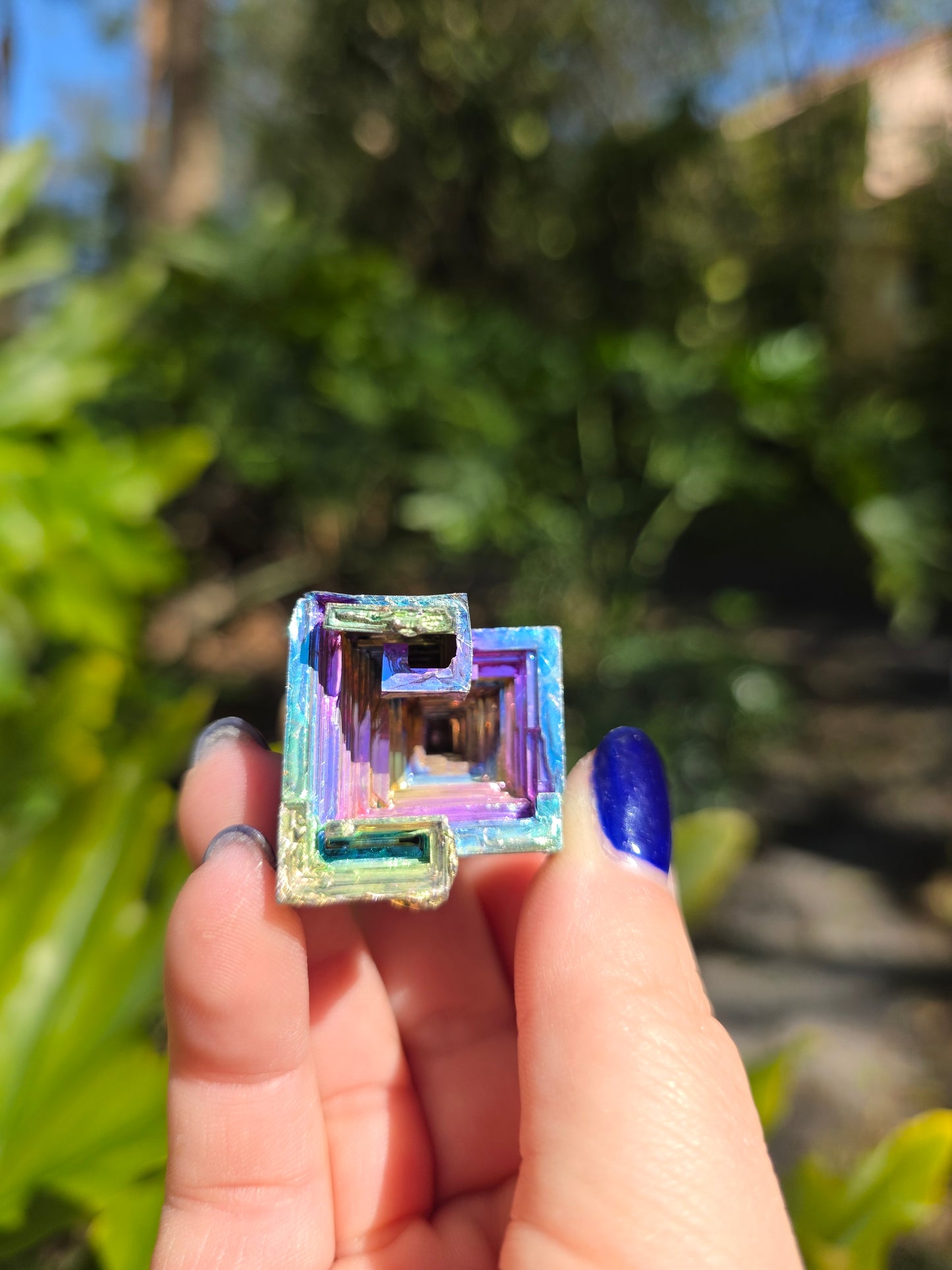 Bismuth • Option J • Iridescent Lab-Grown Mineral Specimen