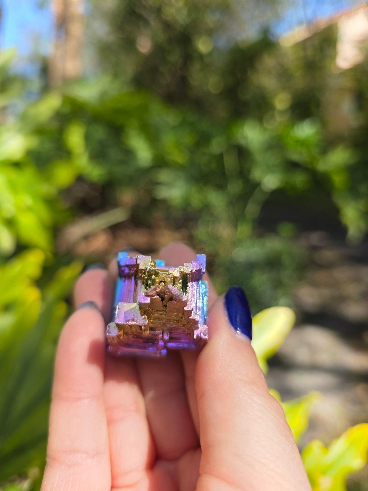 Bismuth • Option J • Iridescent Lab-Grown Mineral Specimen