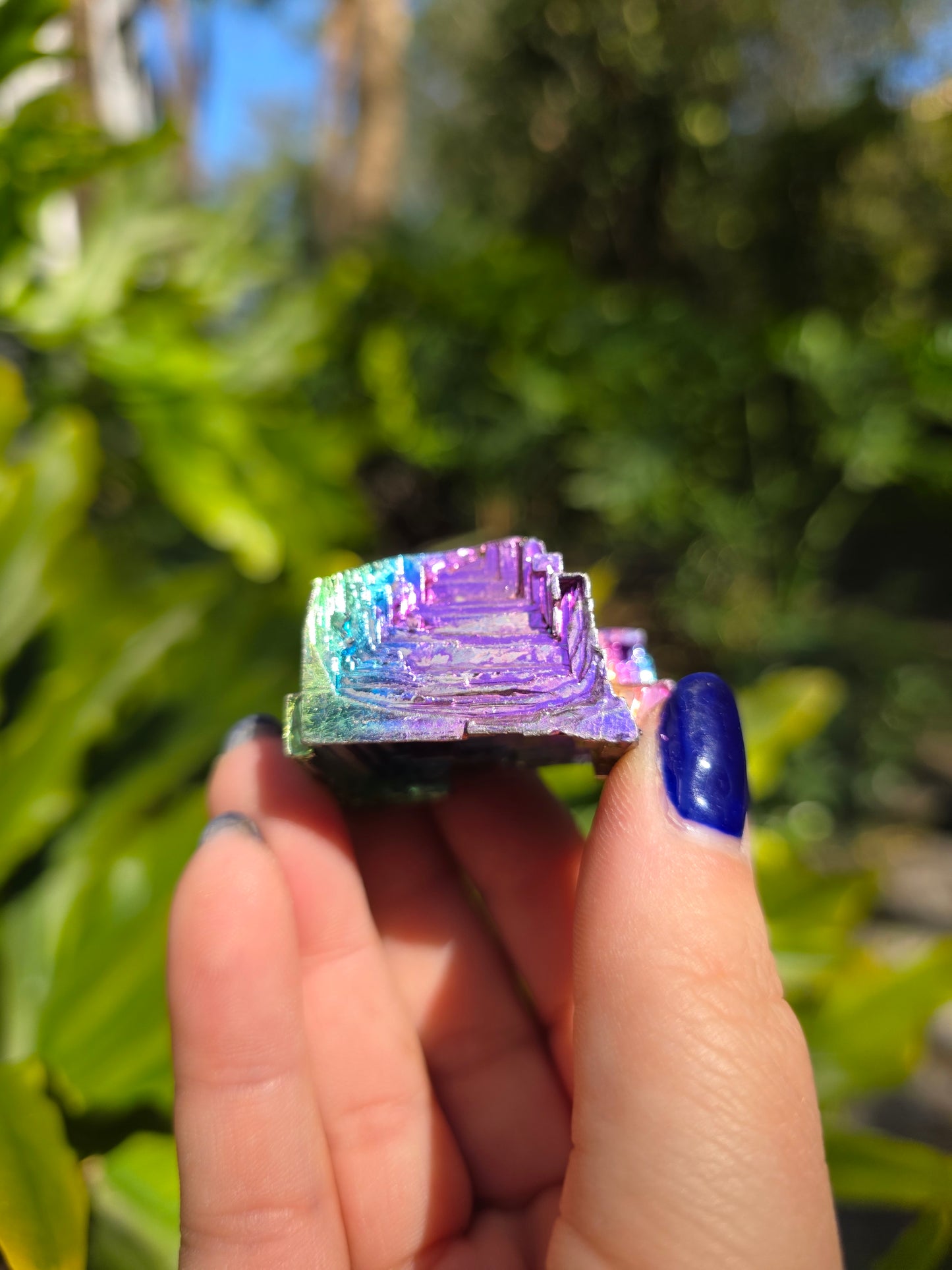 Bismuth • Option L • Iridescent Lab-Grown Mineral Specimen