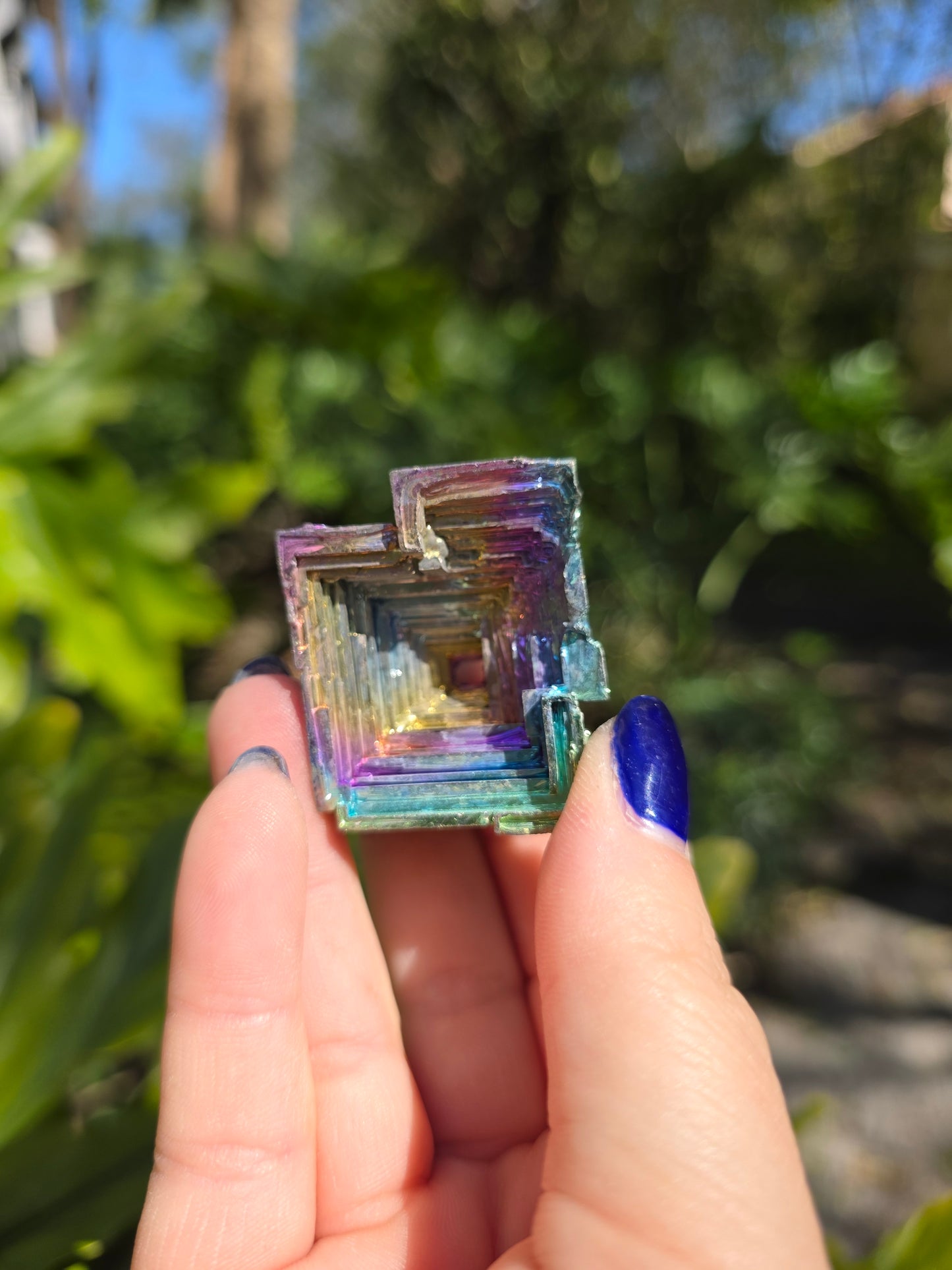 Bismuth • Option L • Iridescent Lab-Grown Mineral Specimen