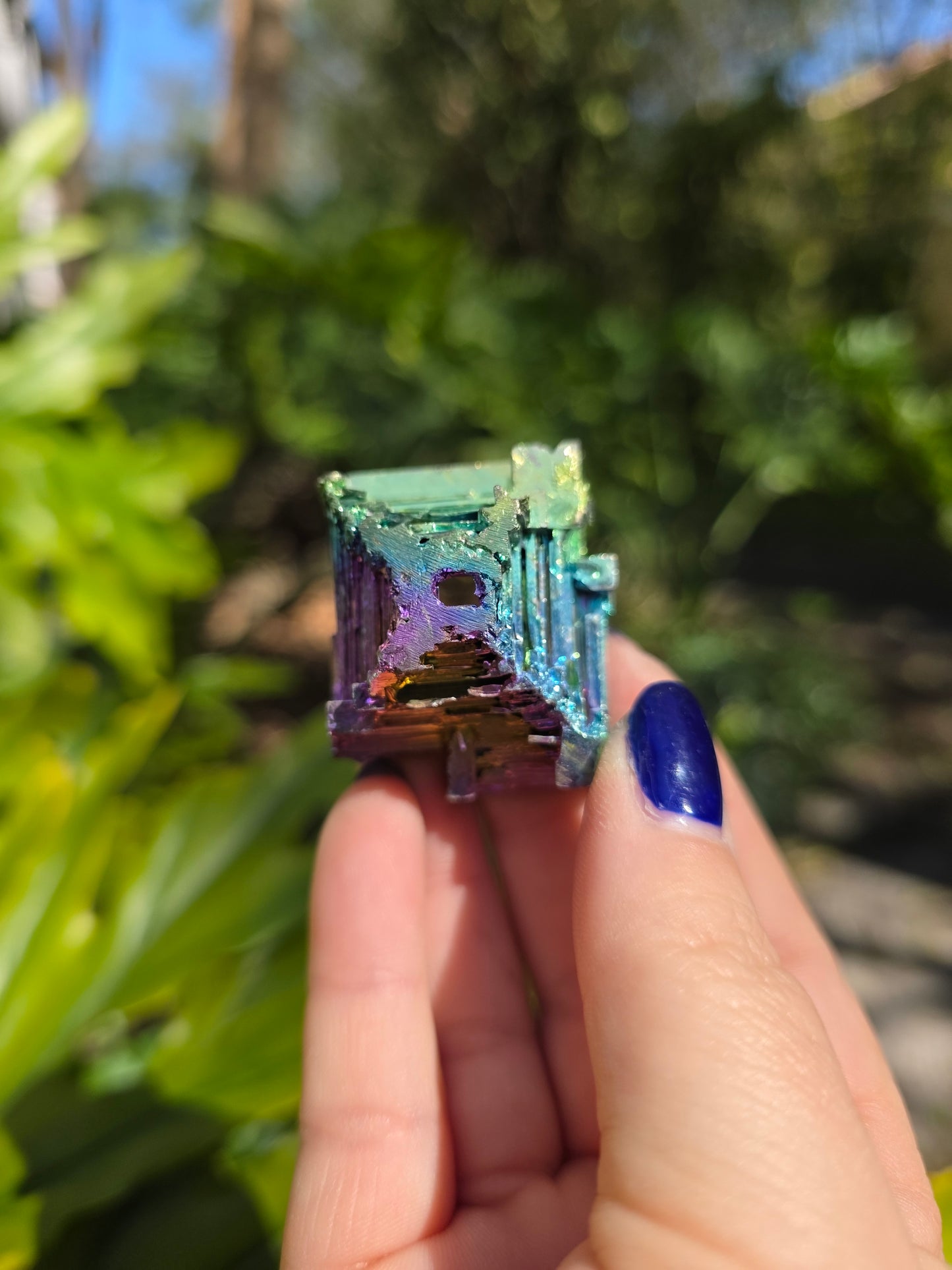 Bismuth • Option L • Iridescent Lab-Grown Mineral Specimen