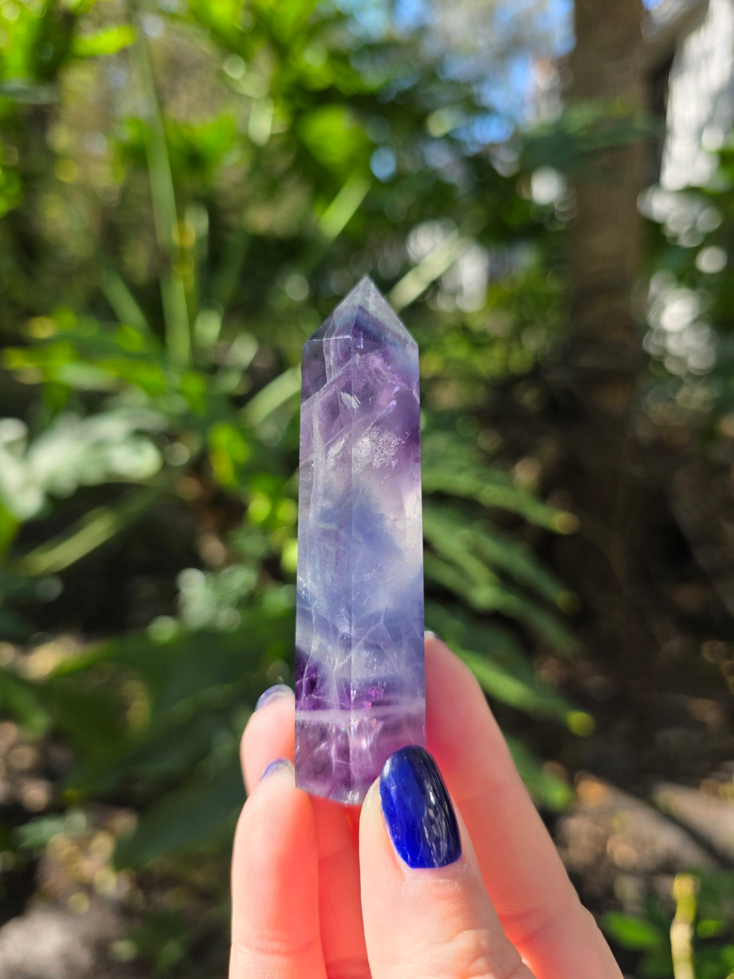 Rainbow Fluorite Tower • Option B