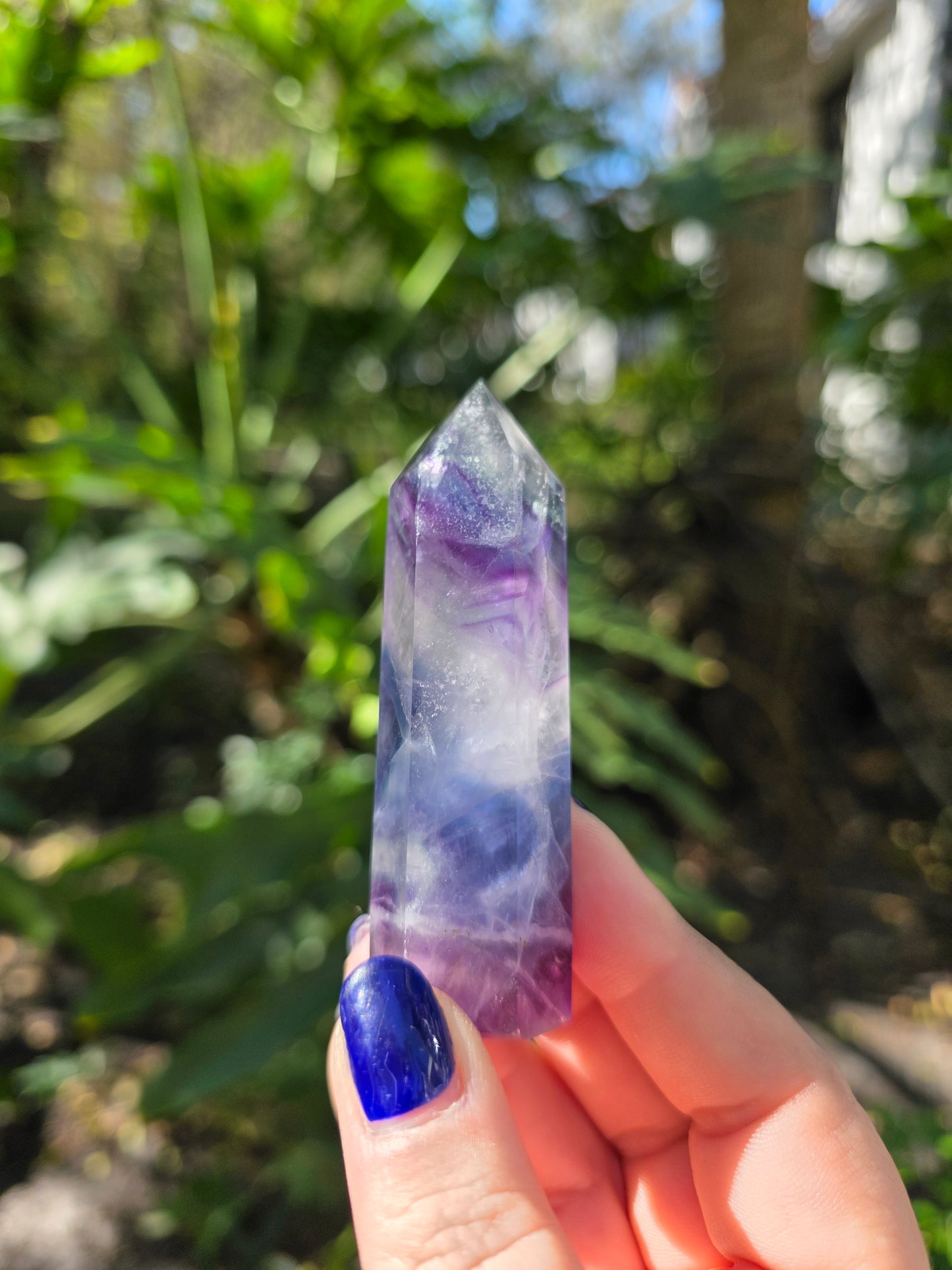 Rainbow Fluorite Tower • Option B