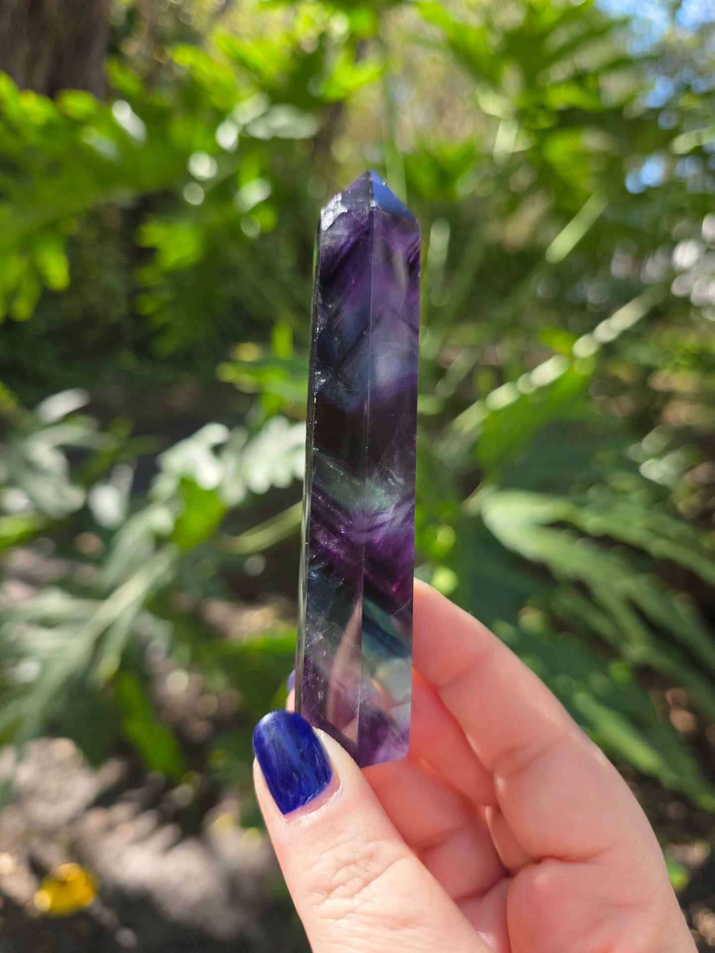Rainbow Fluorite Tower • Option C