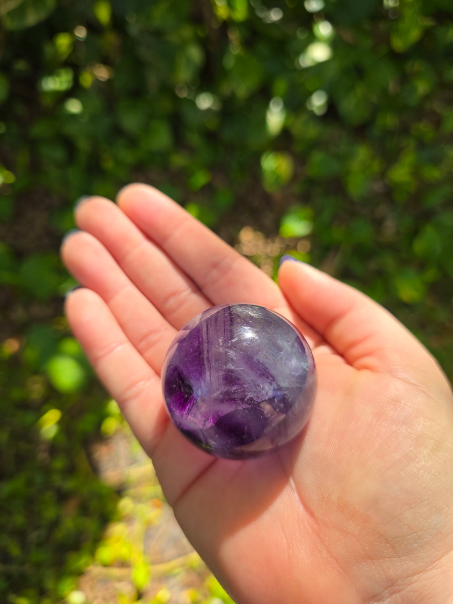 Rainbow Fluorite Sphere • Option B