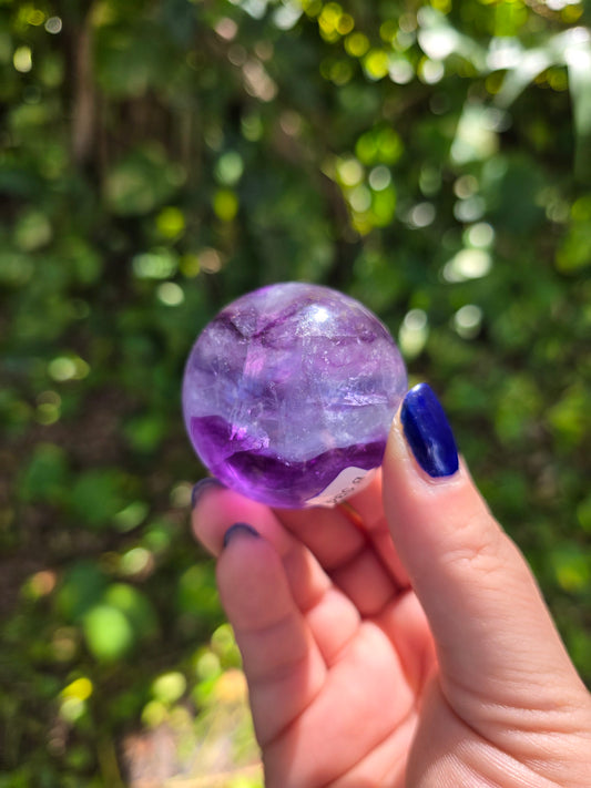 Rainbow Fluorite Sphere • Option B