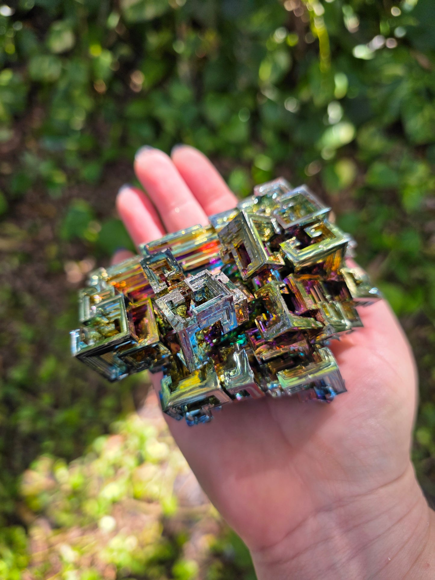 Bismuth • Option N • Iridescent Lab-Grown Mineral Specimen