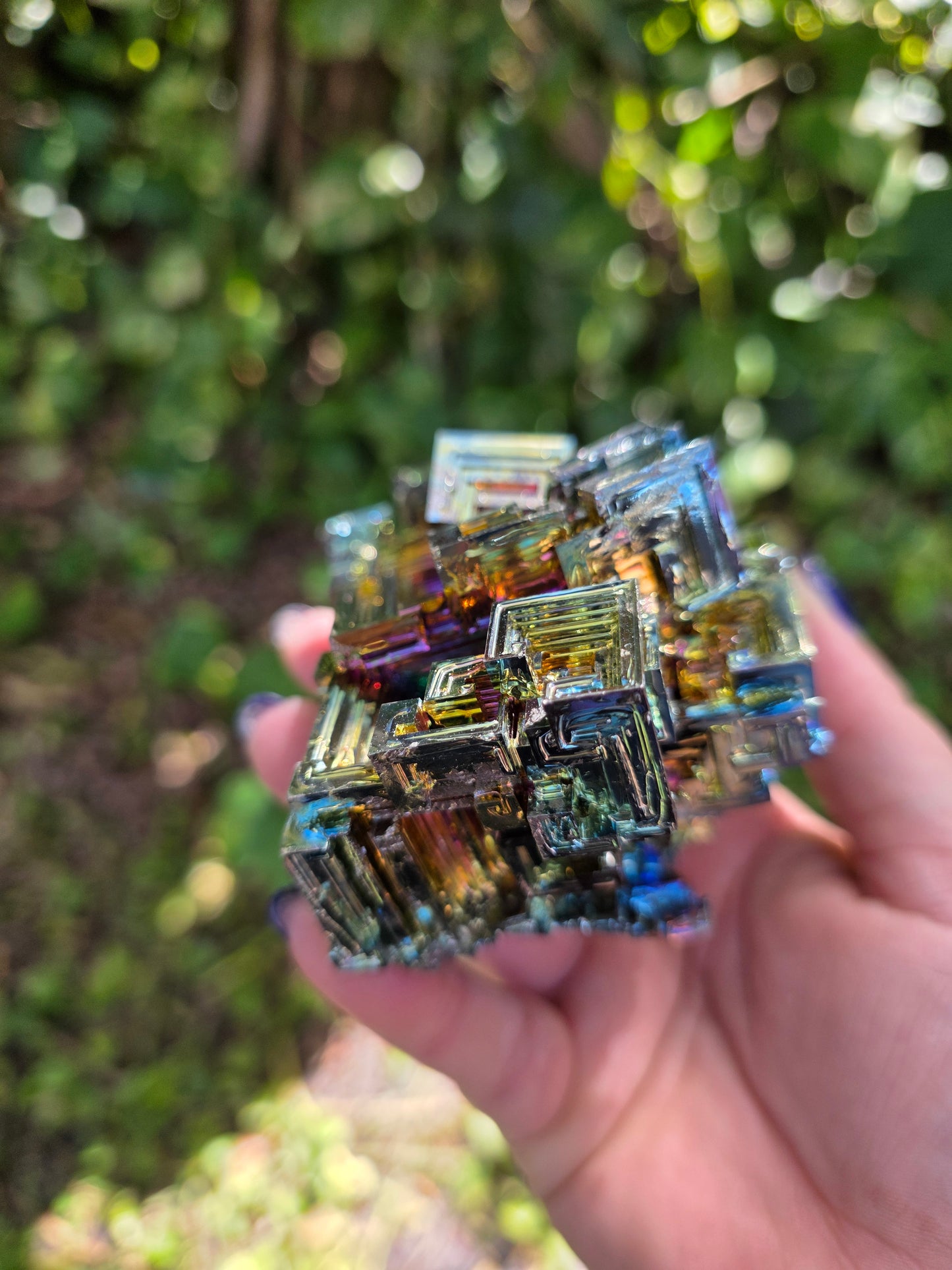 Bismuth • Option N • Iridescent Lab-Grown Mineral Specimen