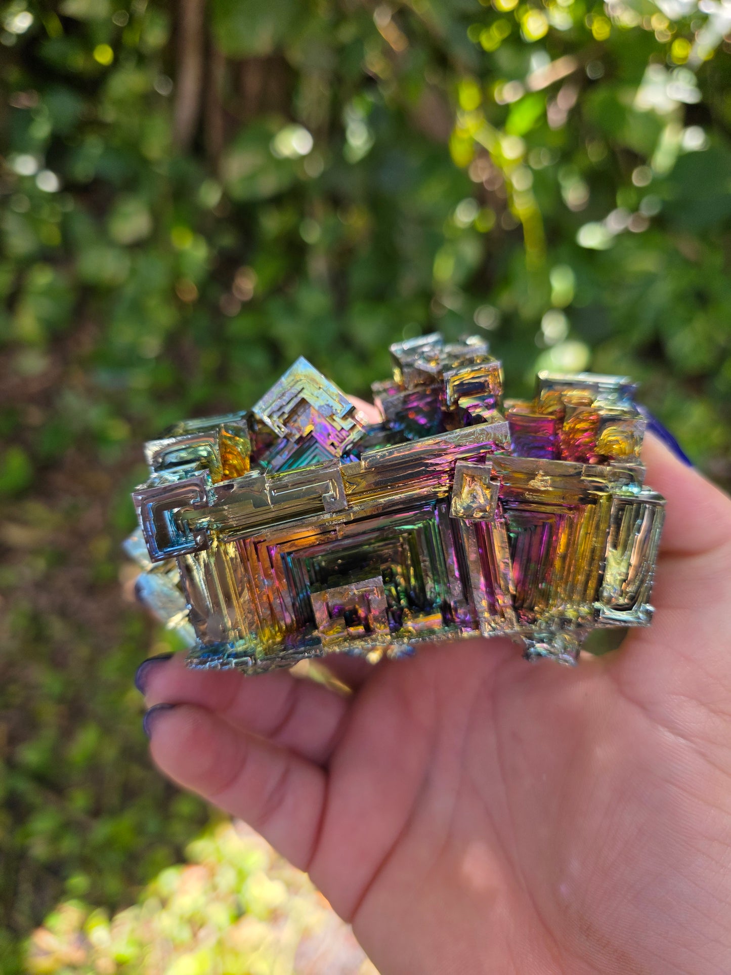 Bismuth • Option N • Iridescent Lab-Grown Mineral Specimen