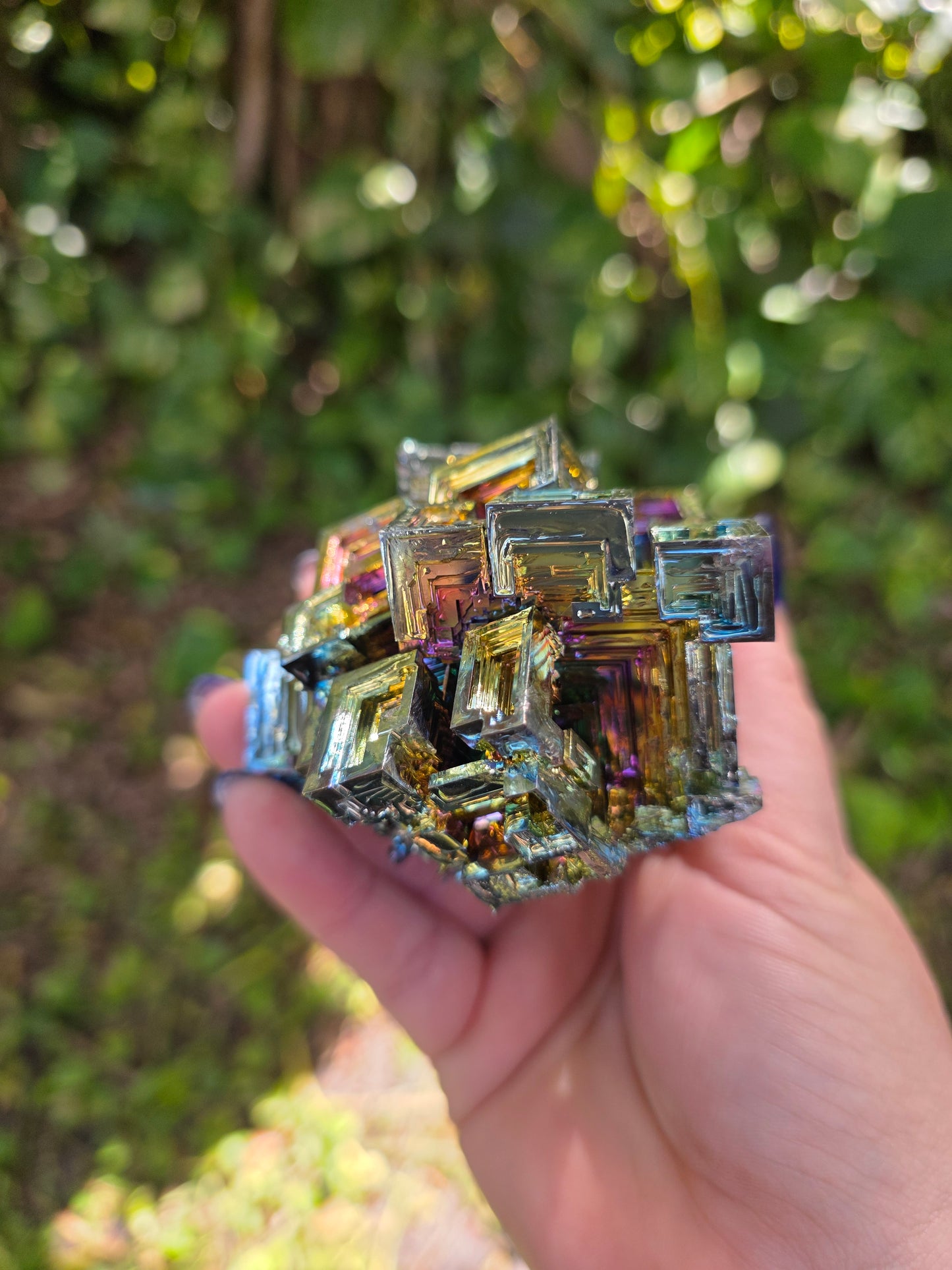 Bismuth • Option N • Iridescent Lab-Grown Mineral Specimen