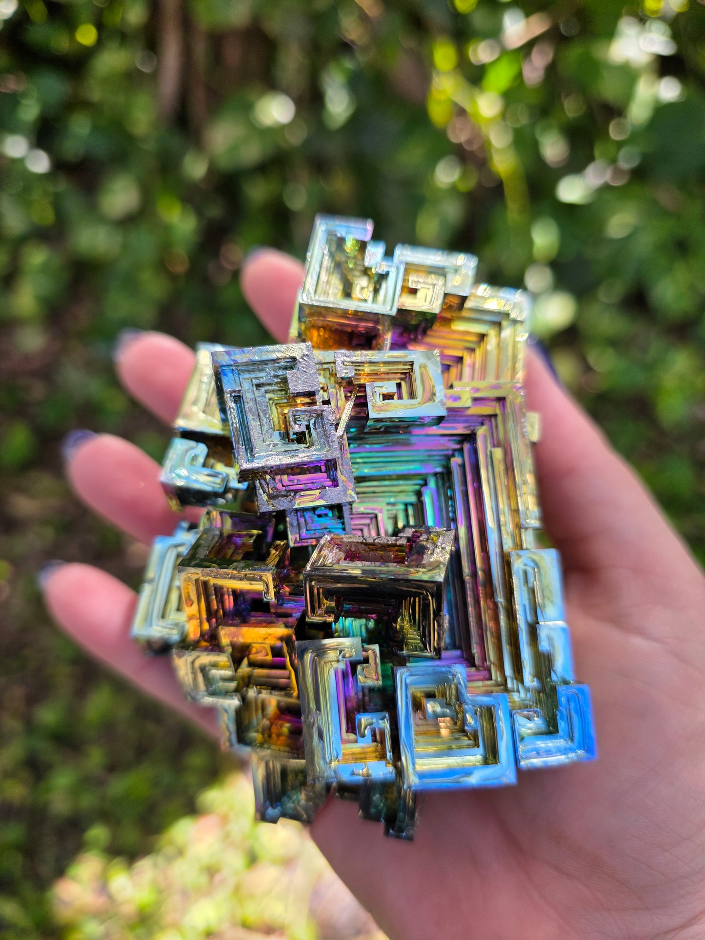 Bismuth • Option N • Iridescent Lab-Grown Mineral Specimen