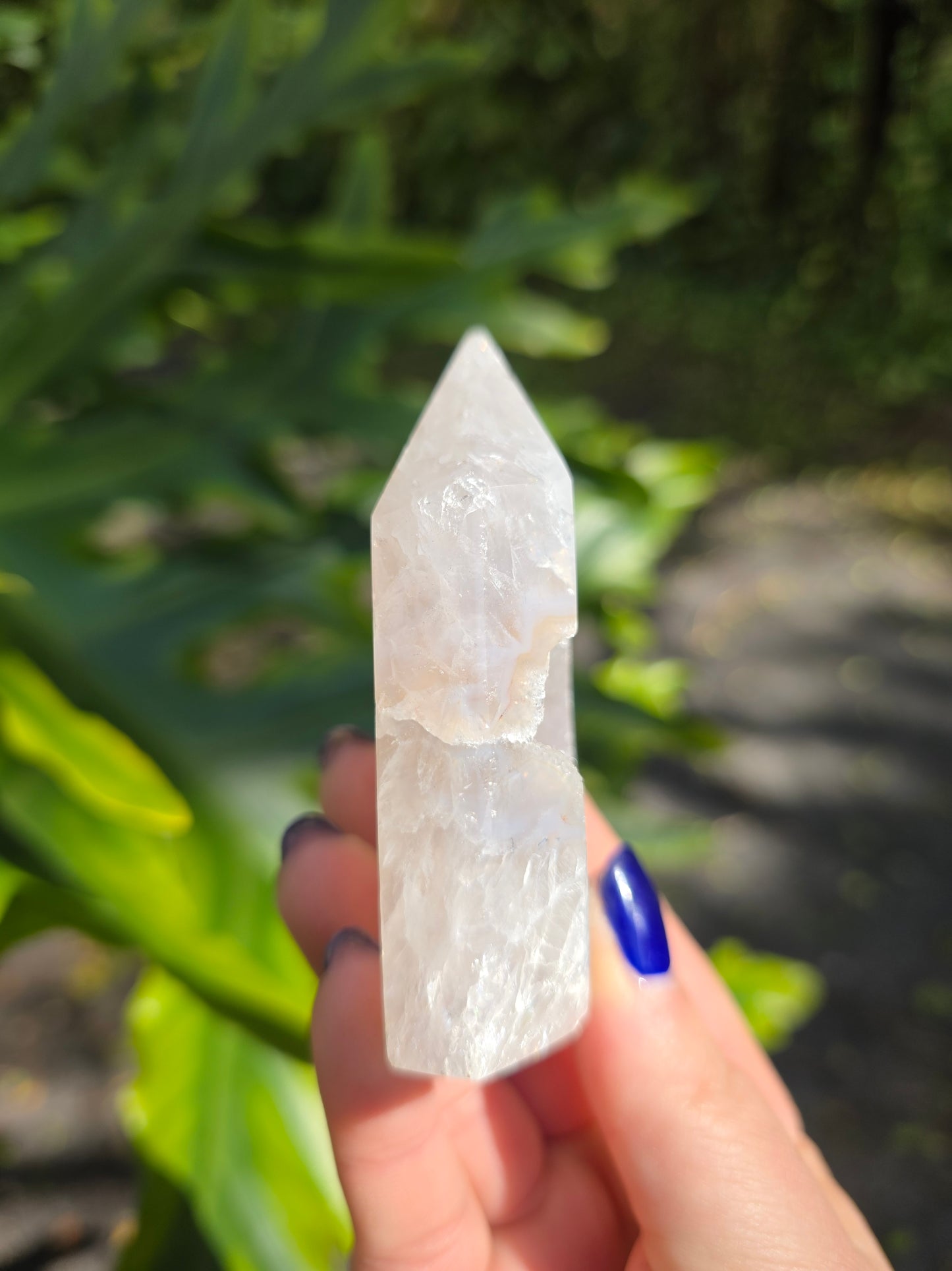 Agate Druzy Tower