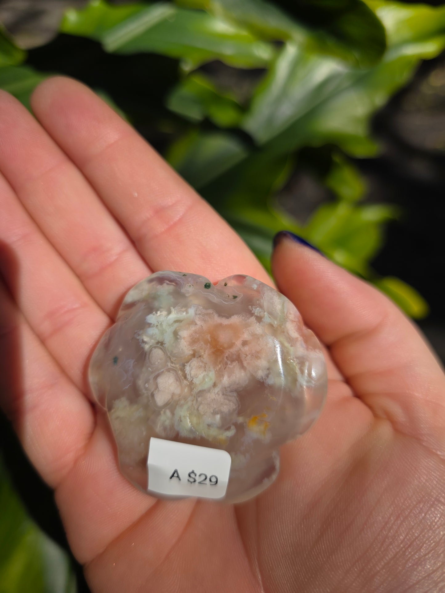 Carved Flower Agate • Option A • China