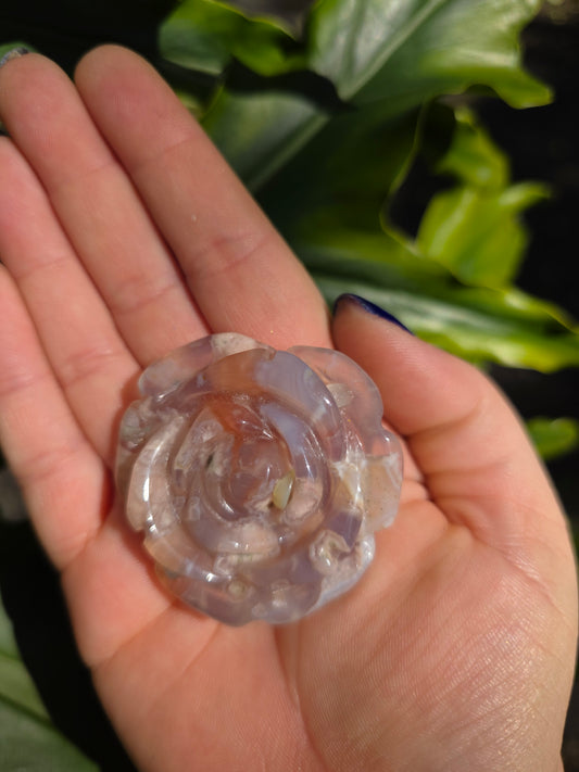 Carved Flower Agate • Option B • China