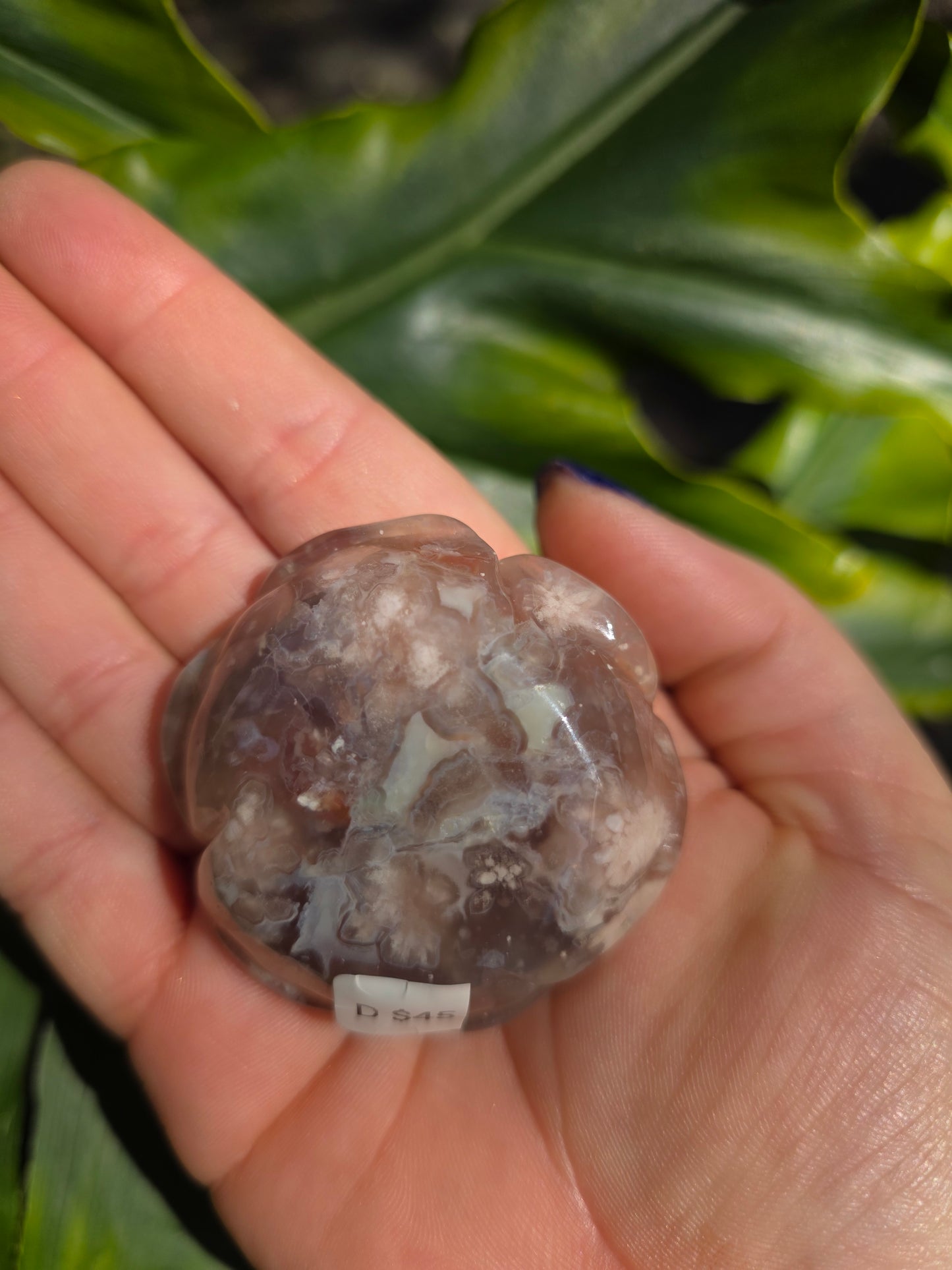 Carved Flower Agate • Option D • China