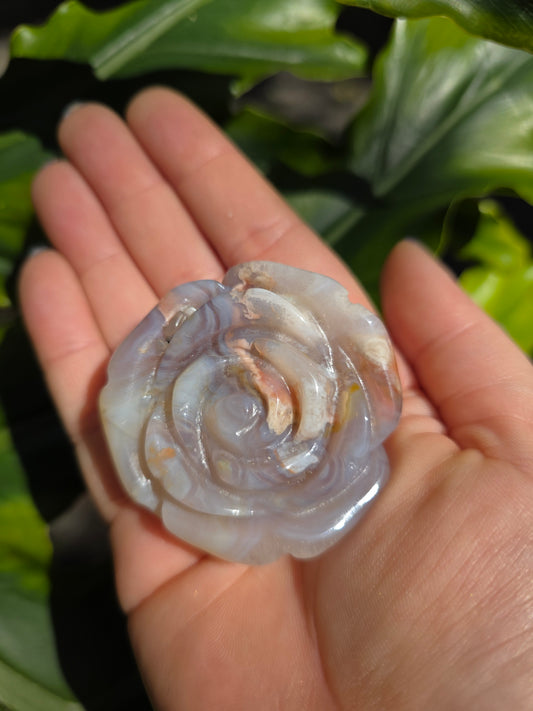 Flower Agate | Carved Flower | E | China
