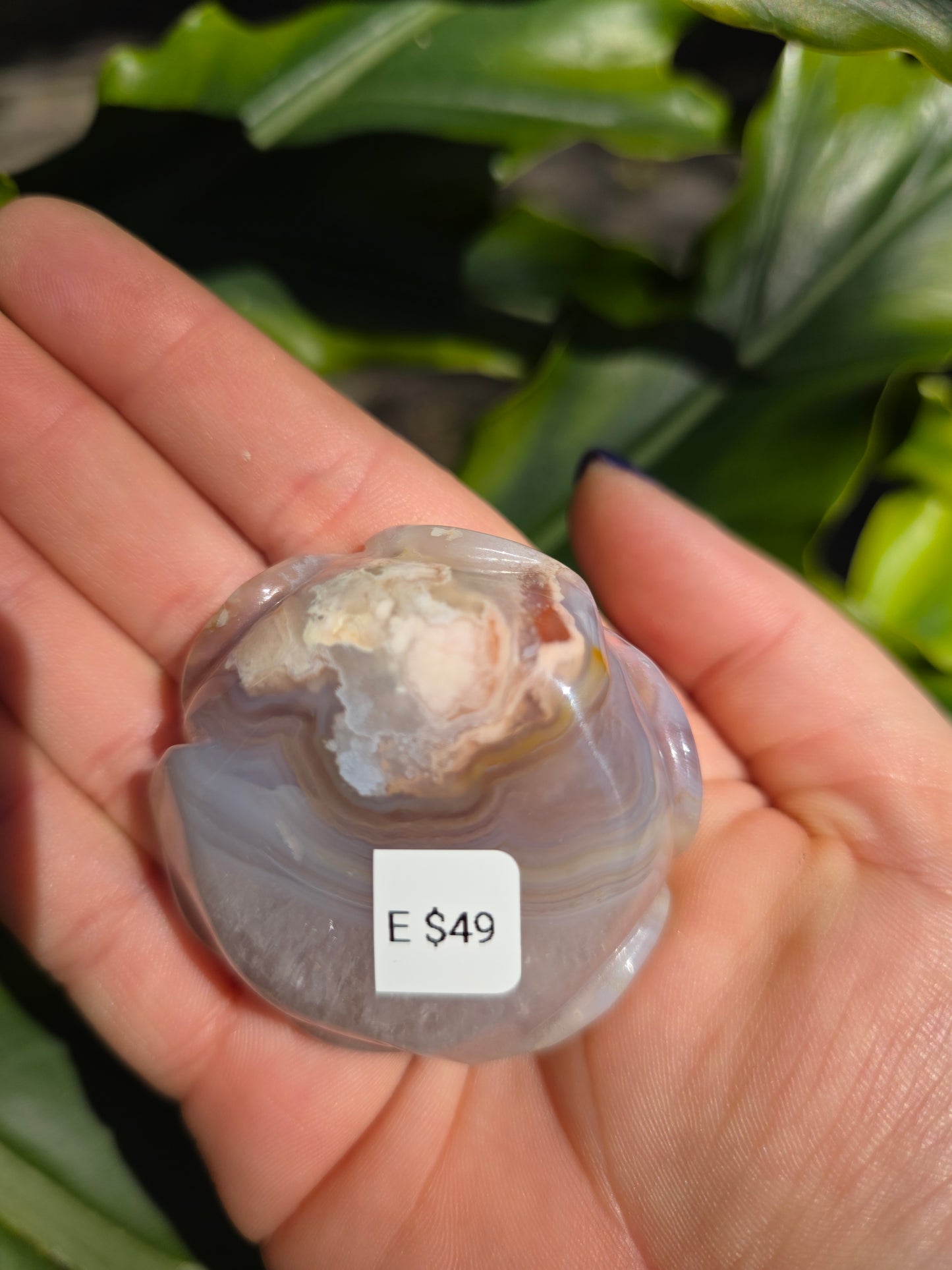 Carved Flower Agate • Option E • China