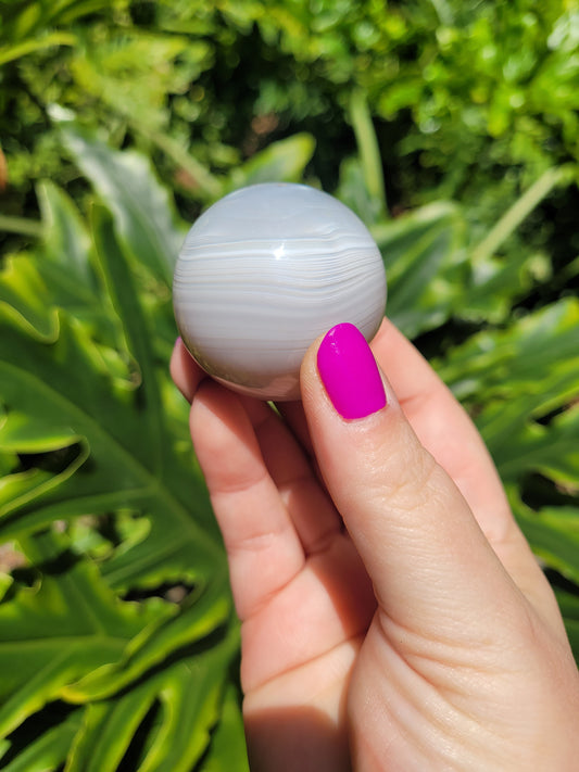 Banded Agate Sphere [Madagascar][C]