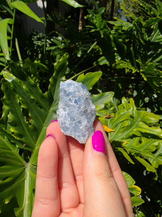 Blue Calcite Chunk • Option E