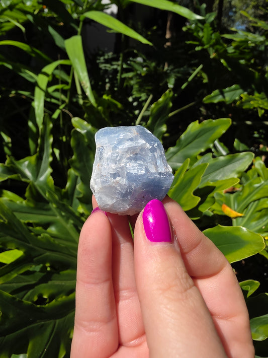 Blue Calcite Chunk • Option G