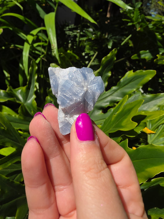 Blue Calcite Chunk • Option H