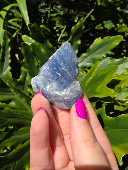 Blue Calcite Chunk • Option L